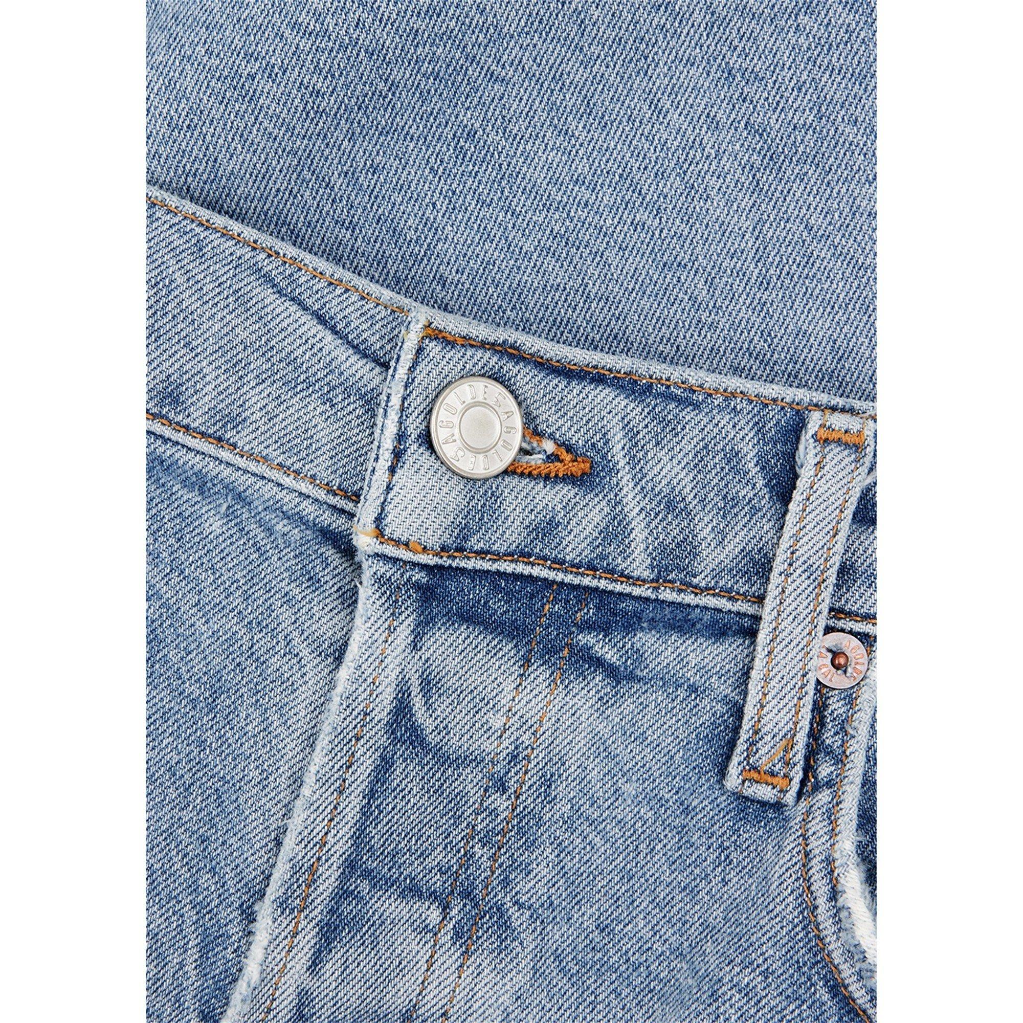 LIGHT BLUE - Agolde - JN RILEY CROP IN SHIVER JEAN - 4