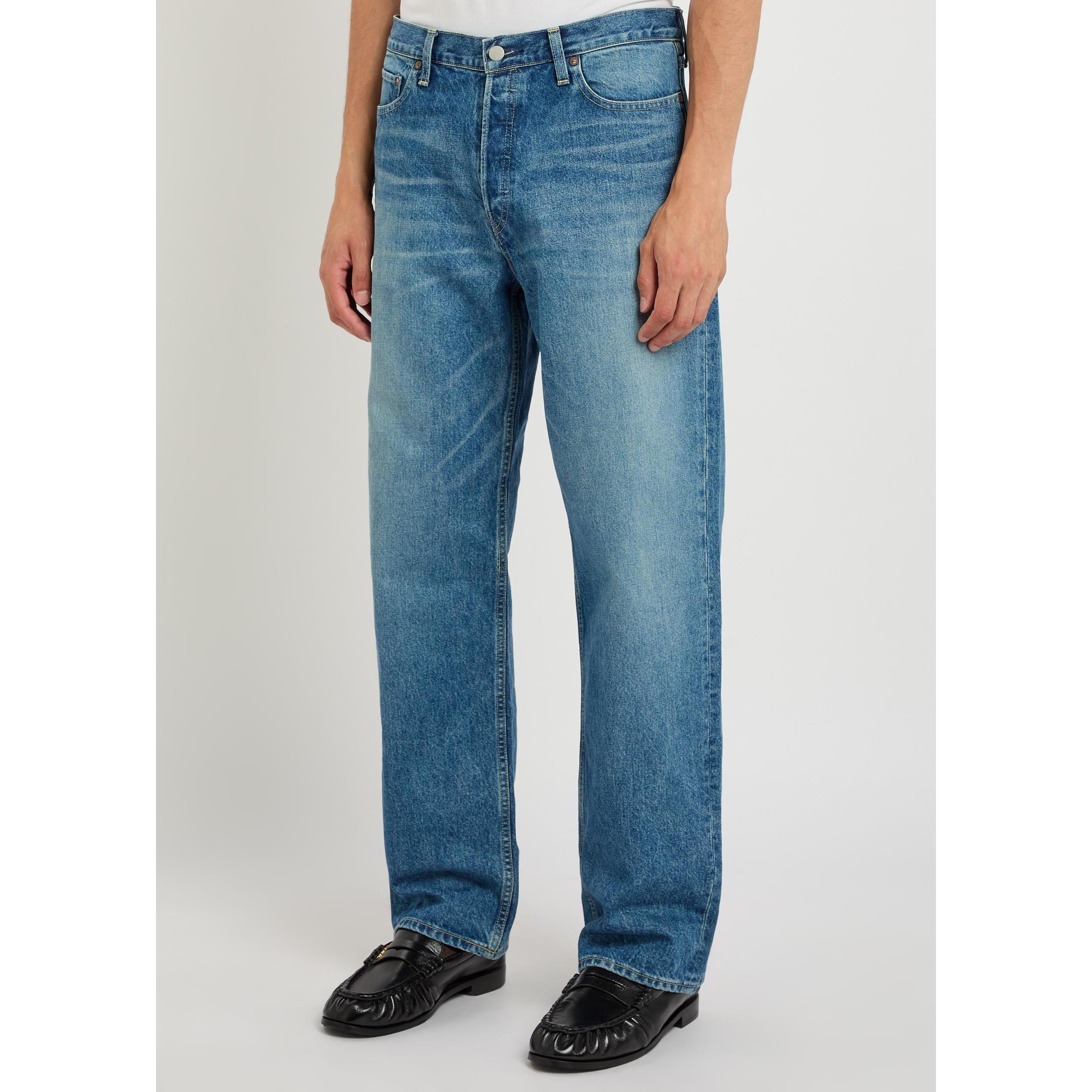INDIGO - SSSTEIN - SSSTEIN RELAX FIT DENIM PANTS - 2