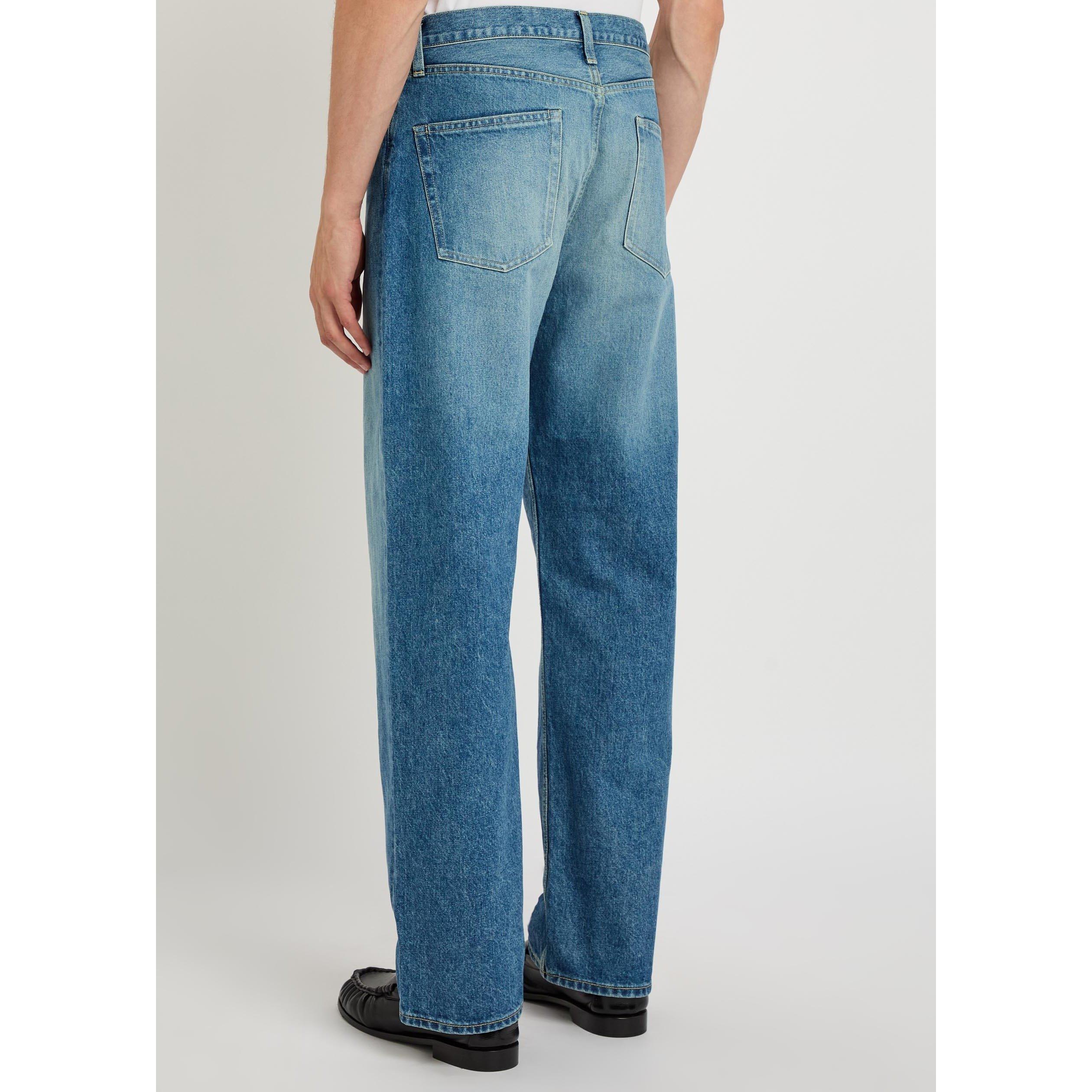 INDIGO - SSSTEIN - SSSTEIN RELAX FIT DENIM PANTS - 3