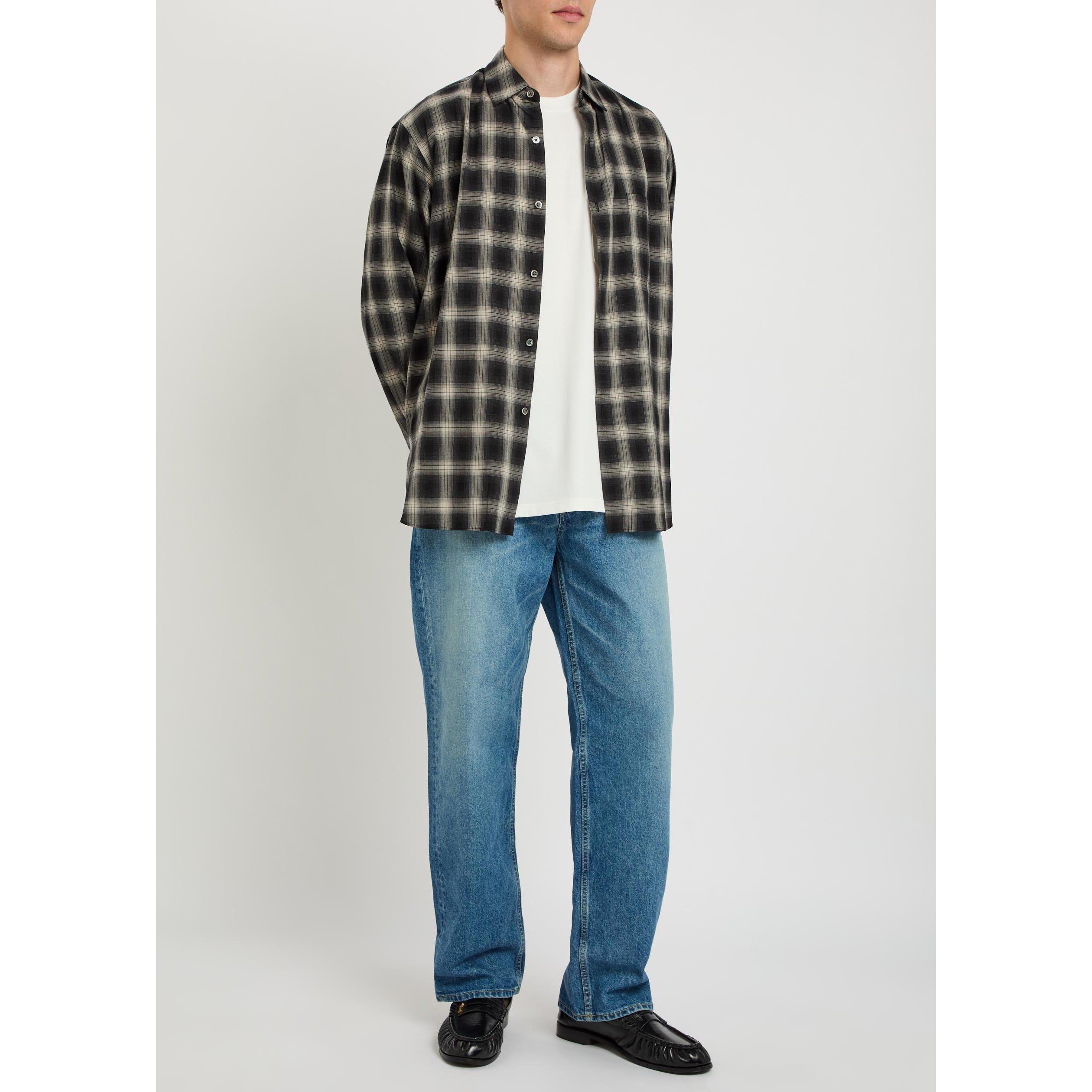 INDIGO - SSSTEIN - SSSTEIN RELAX FIT DENIM PANTS - 5