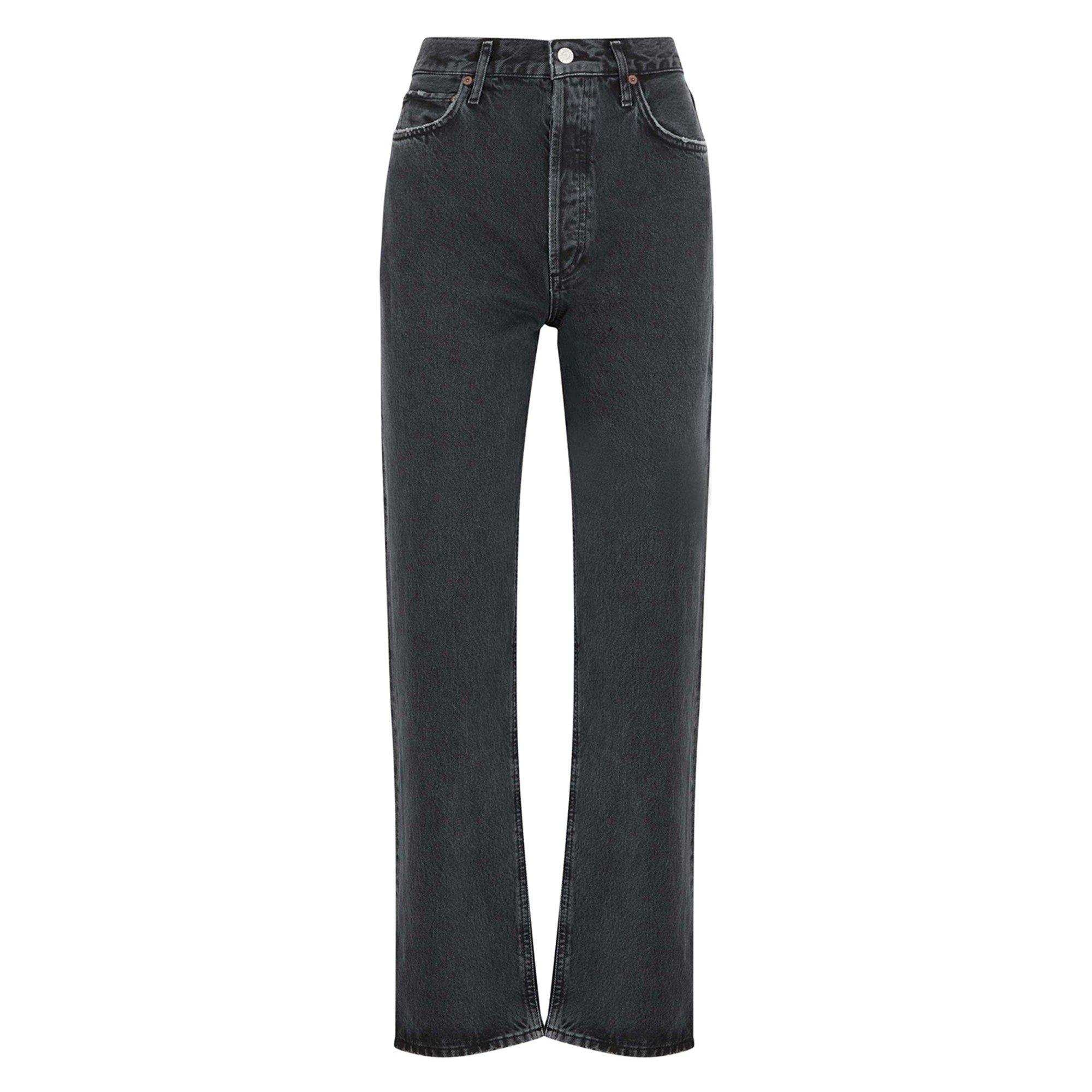 BLACK GREY - Agolde - JN 90S PINCH WAIST IN BLACK TE - 1