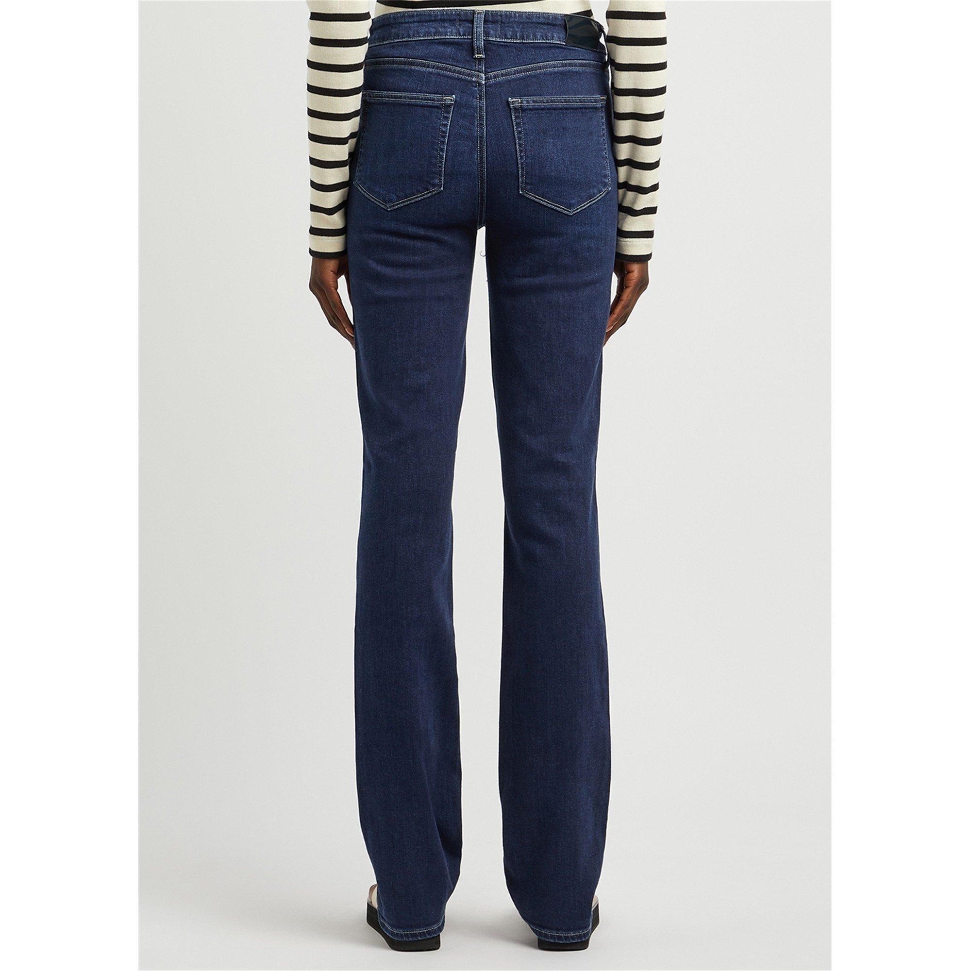 DARK BLUE - Paige - JN HOXTON STRAIGHT JEAN09 - 3