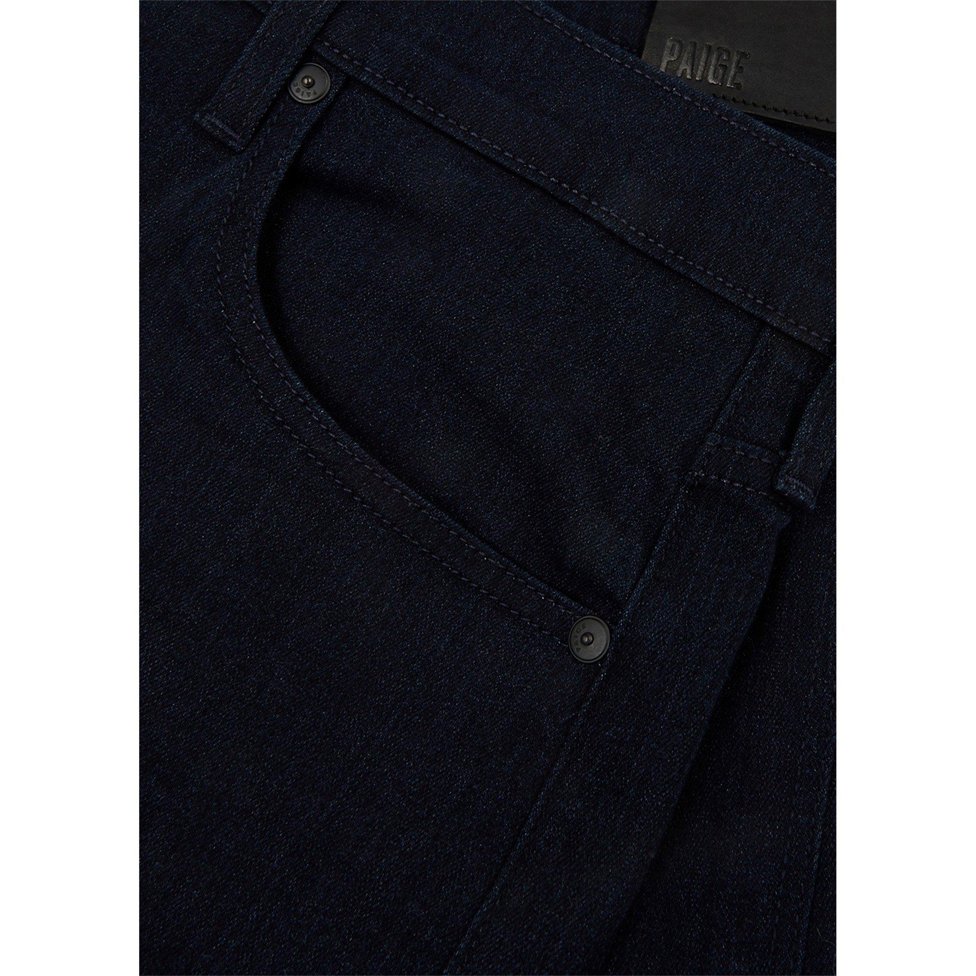 DARK BLUE - Paige - Men's Normandie Mid-Rise Straight Leg Jeans - 4