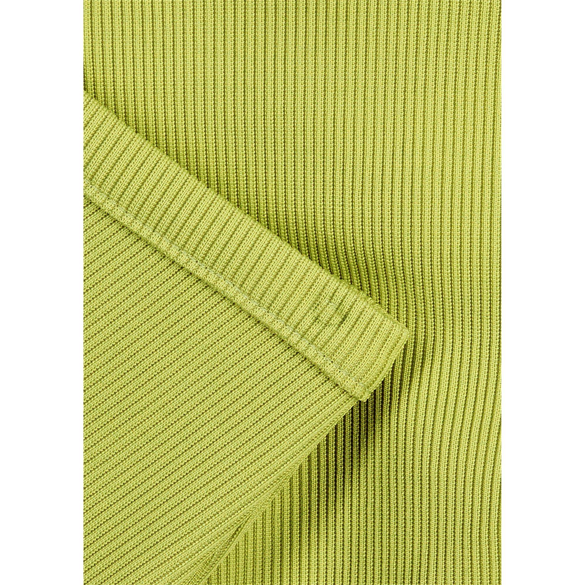 GREEN - Christopher Esber - ONE SHOULDER RIB CROP TOP - 4