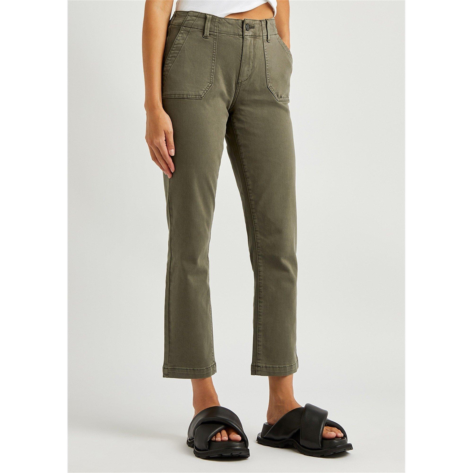 DARK GREEN - Paige - JN MAYSLIE STRAIGHT ANKLE JEAN - 2