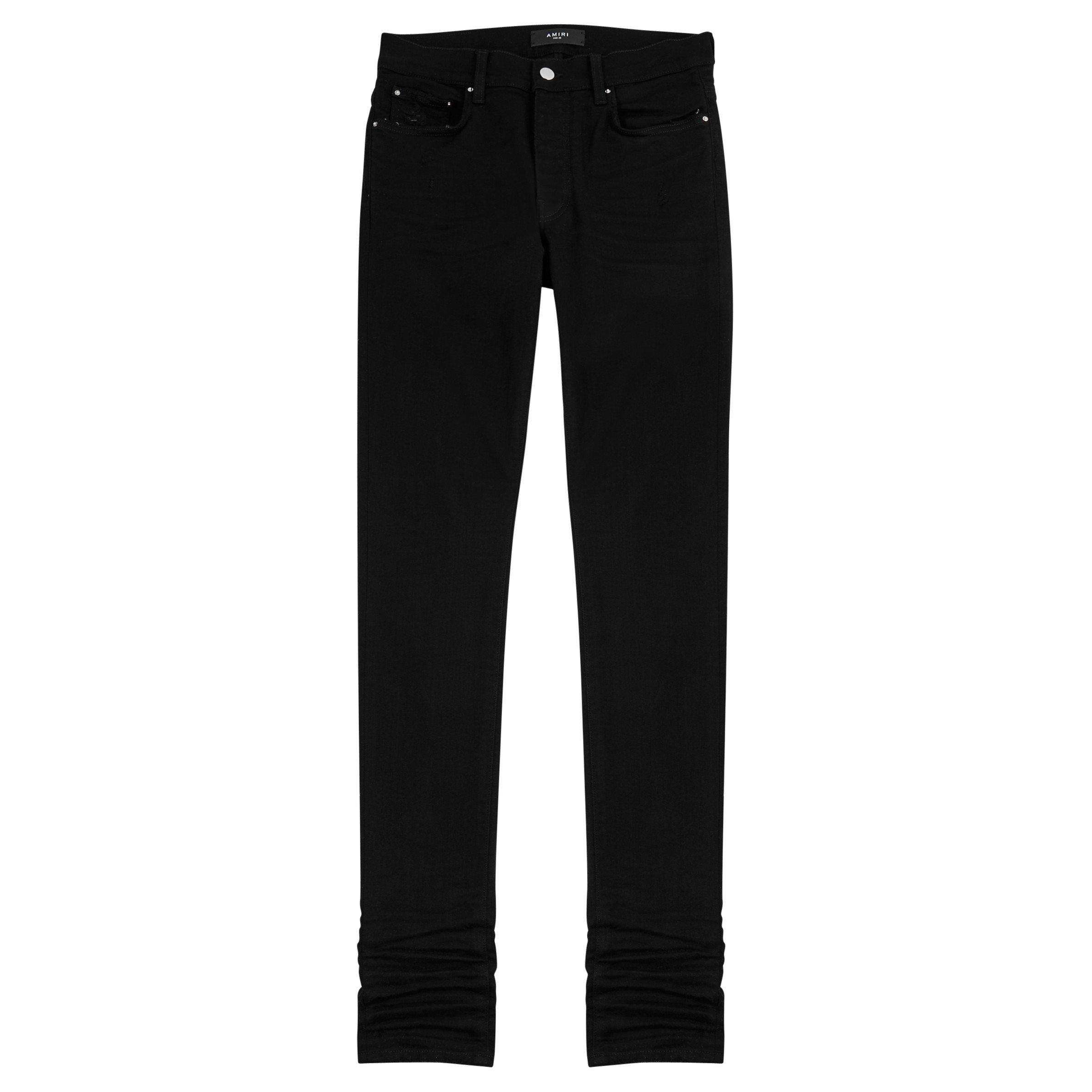 BLACK - Amiri - AMR STACK JEANS - 1