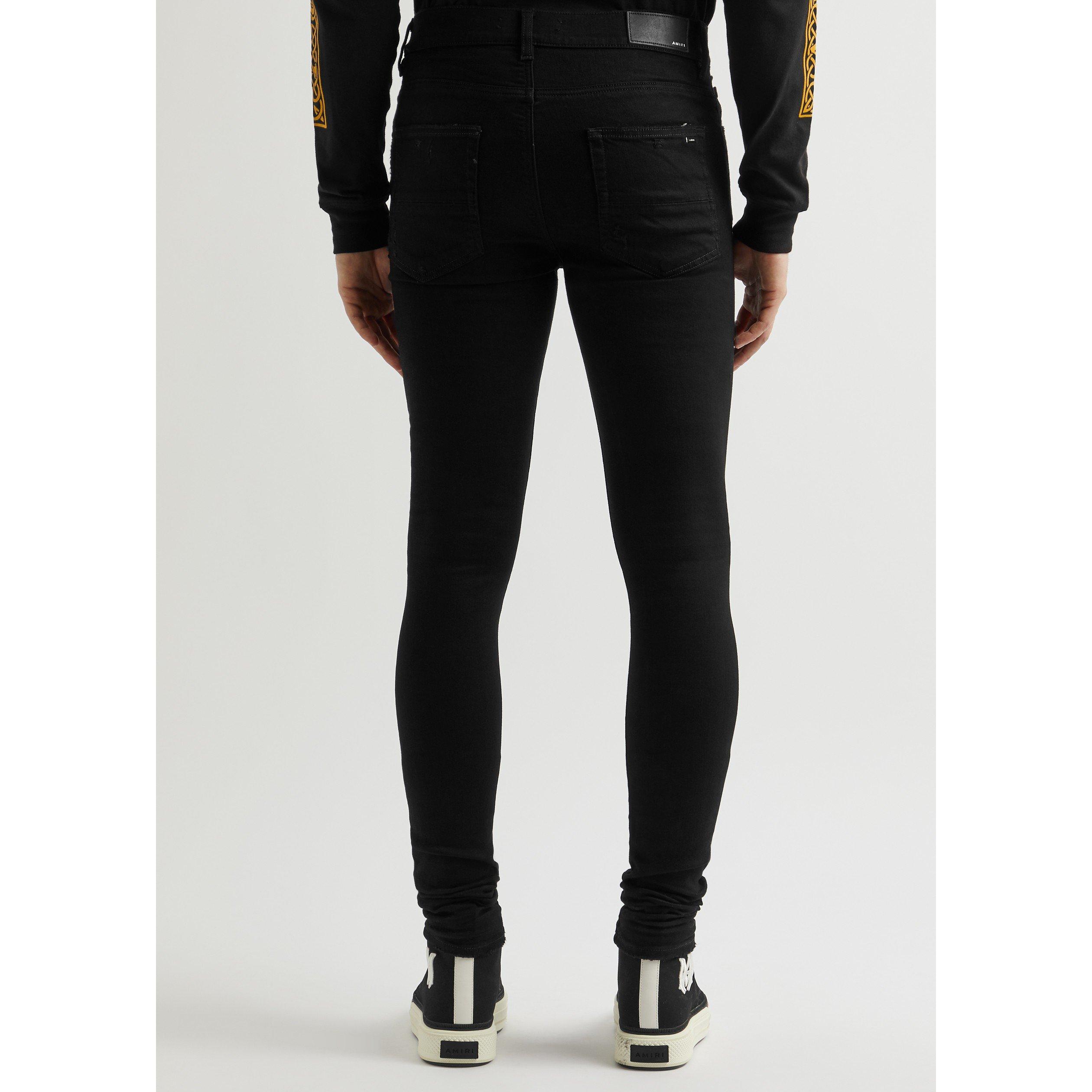 BLACK - Amiri - AMR STACK JEANS - 3