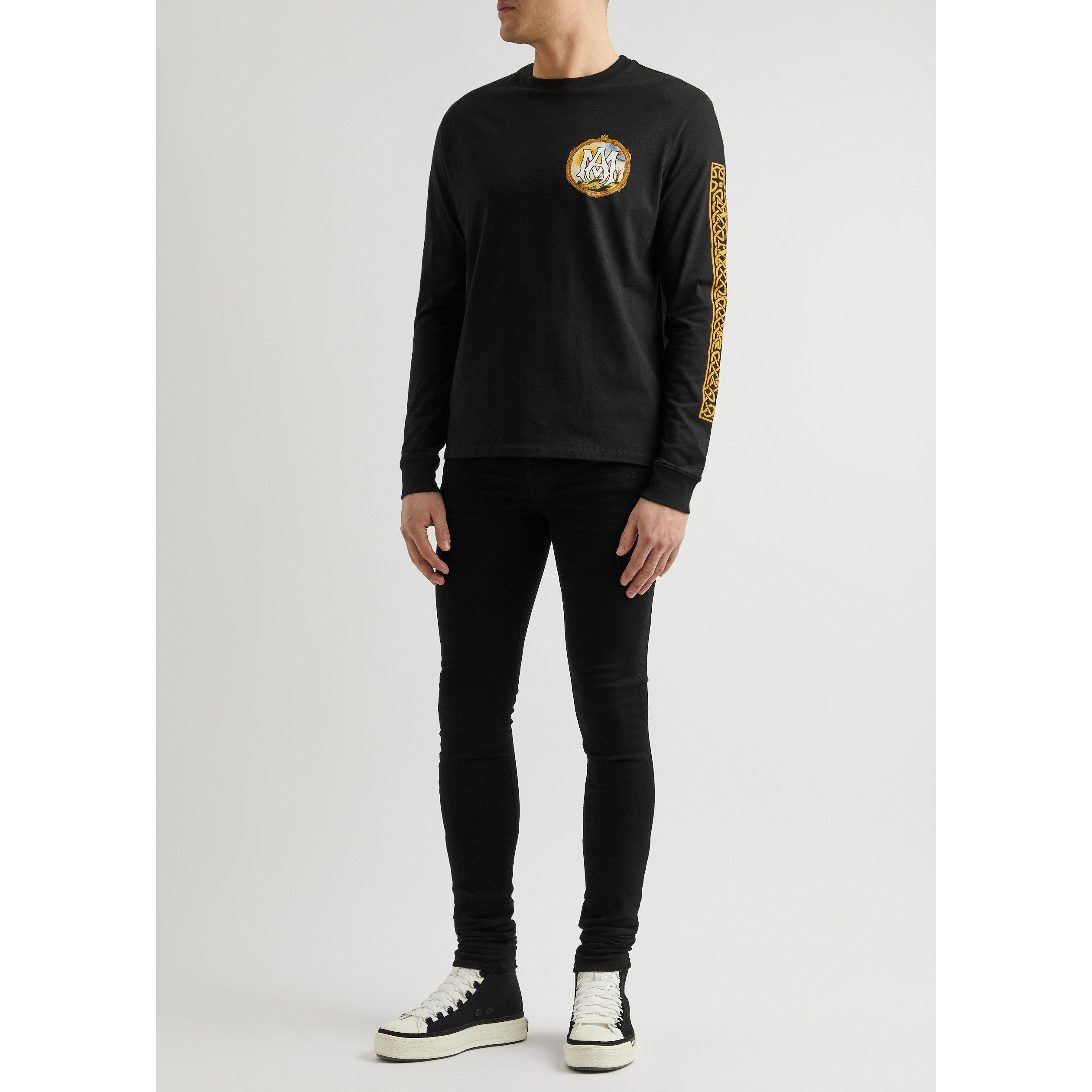 BLACK - Amiri - AMR STACK JEANS - 5