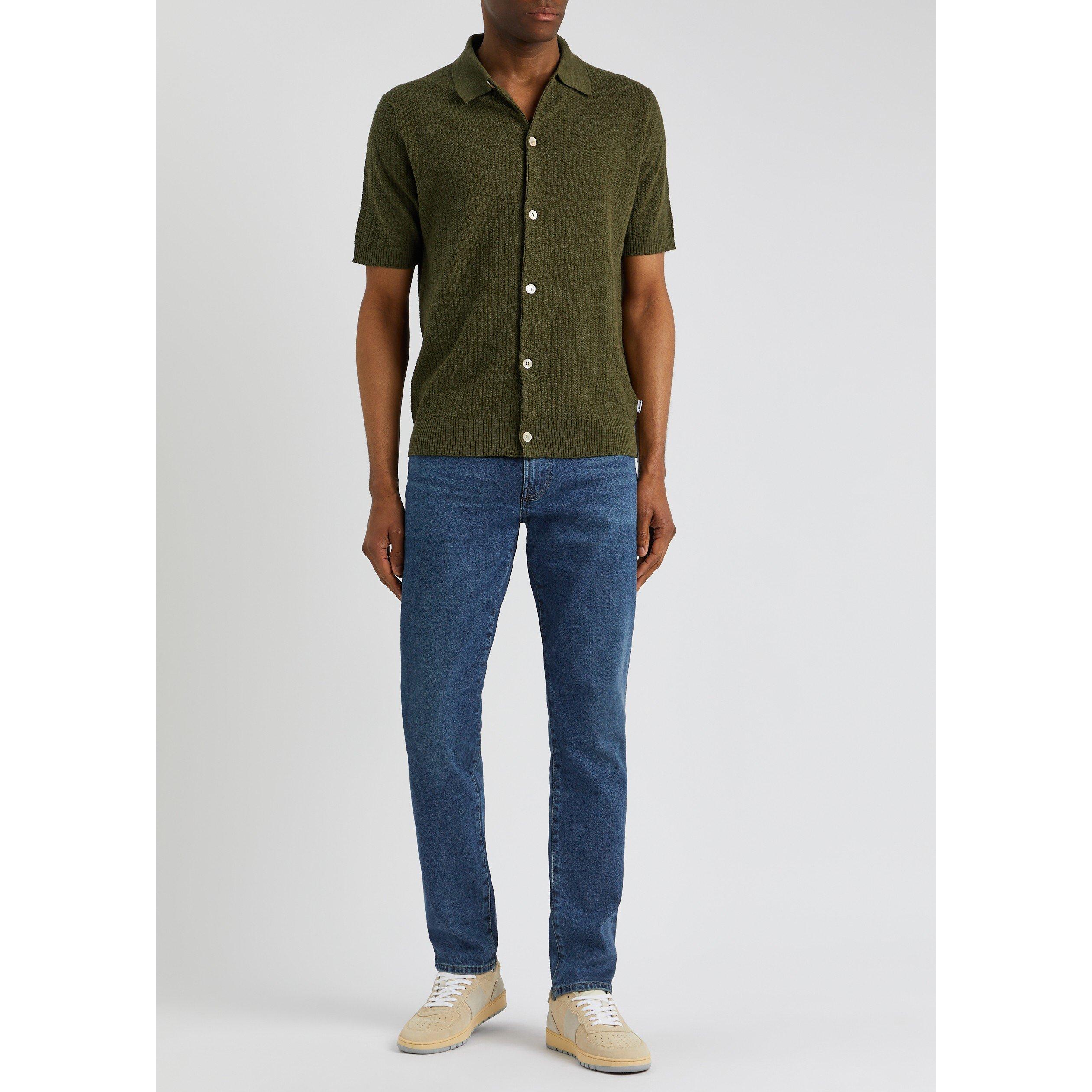 DARK BLUE - Citizens Of Humanity - Men's London Slim-Fit Tapered Jeans - 5