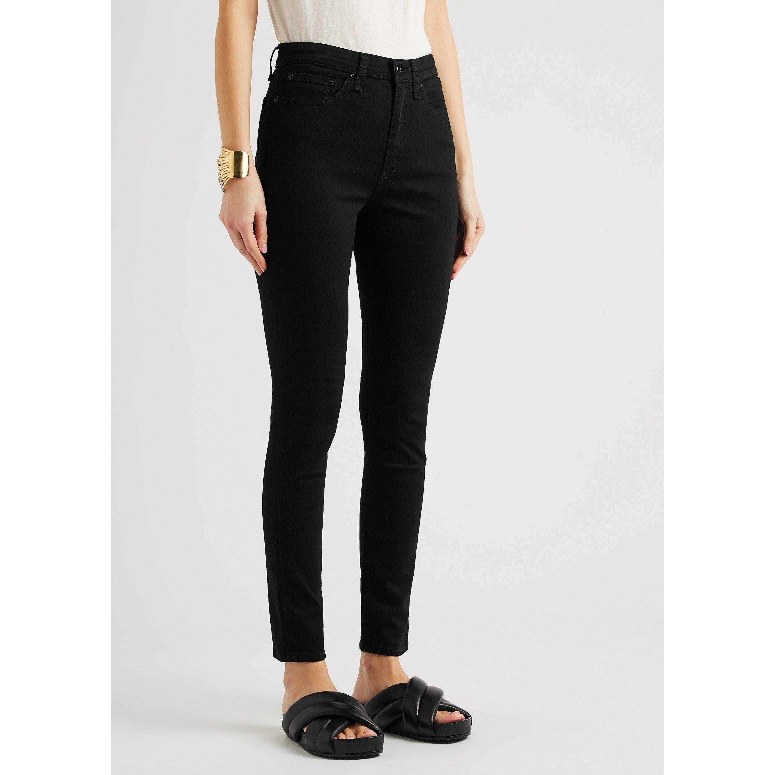 BLACK - Rag and Bone - JE NINA HIGH-RISE SKINNY - 2