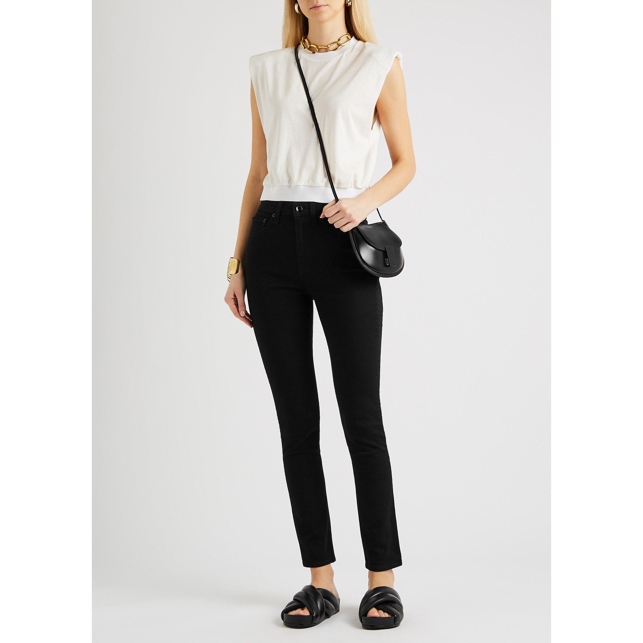 BLACK - Rag and Bone - JE NINA HIGH-RISE SKINNY - 5