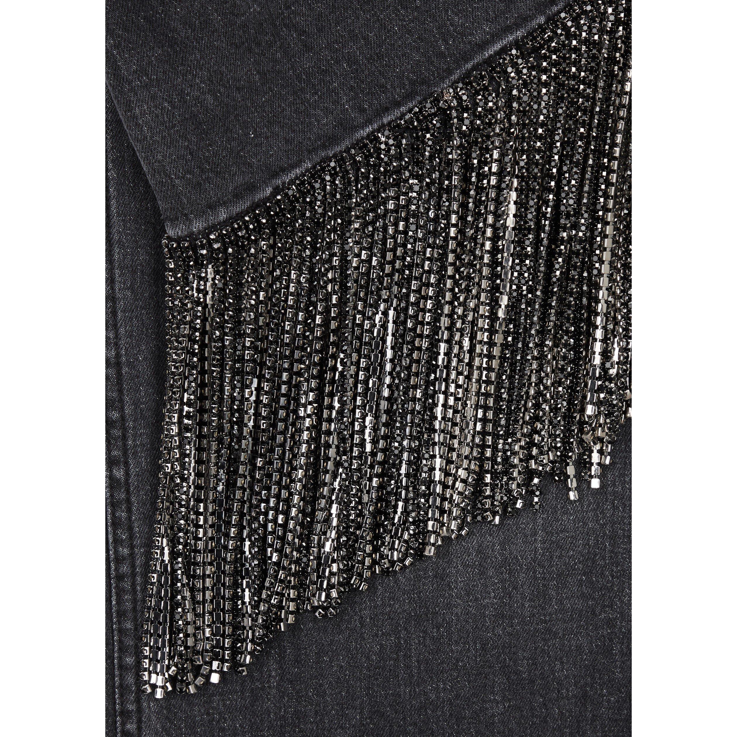 GREY - Alice And Olivia - J AMAZING EMB BOYF JEAN - 4