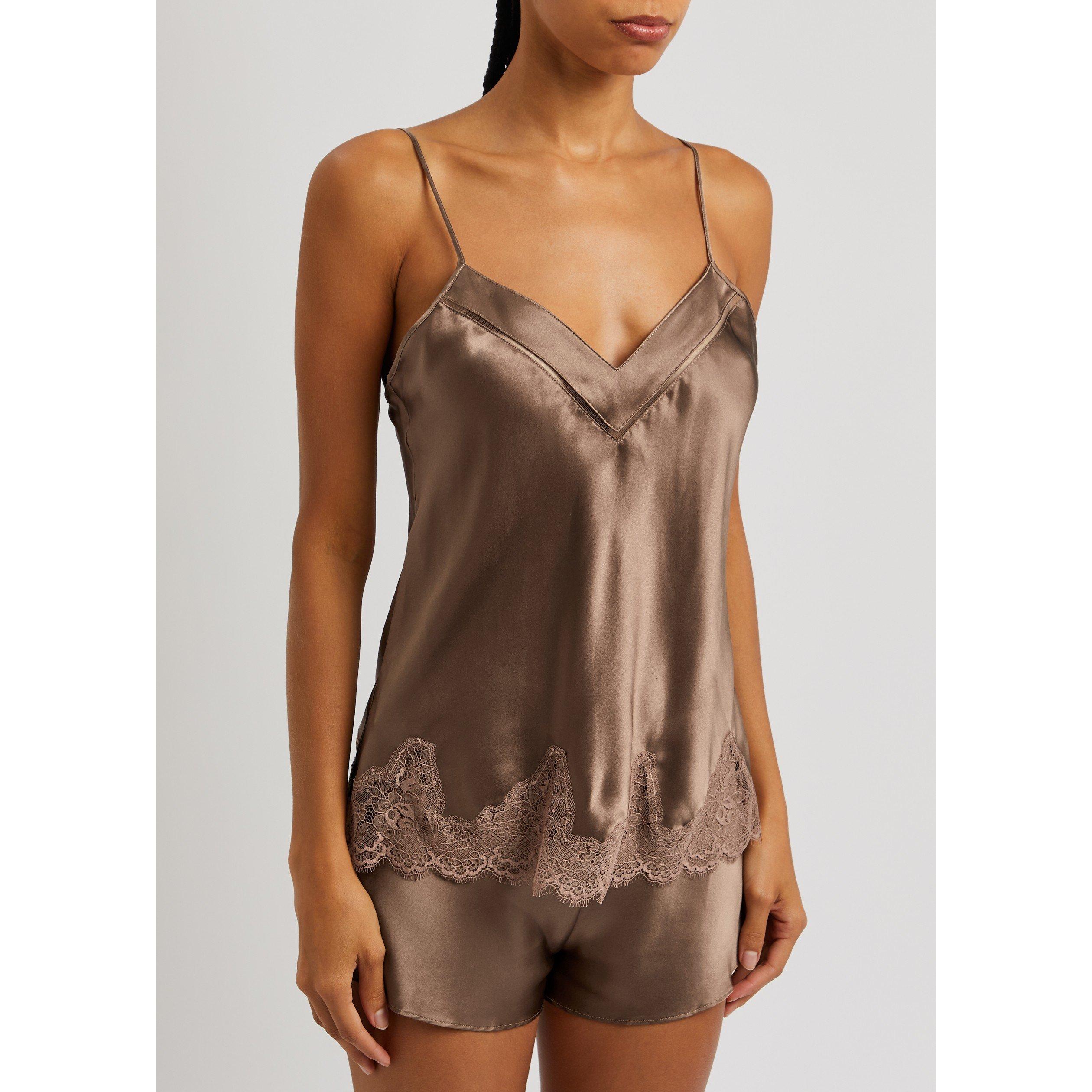 LIGHT BROWN - Simone Perele - C NOCTURNE17F LACE SLVLS CAMI - 2