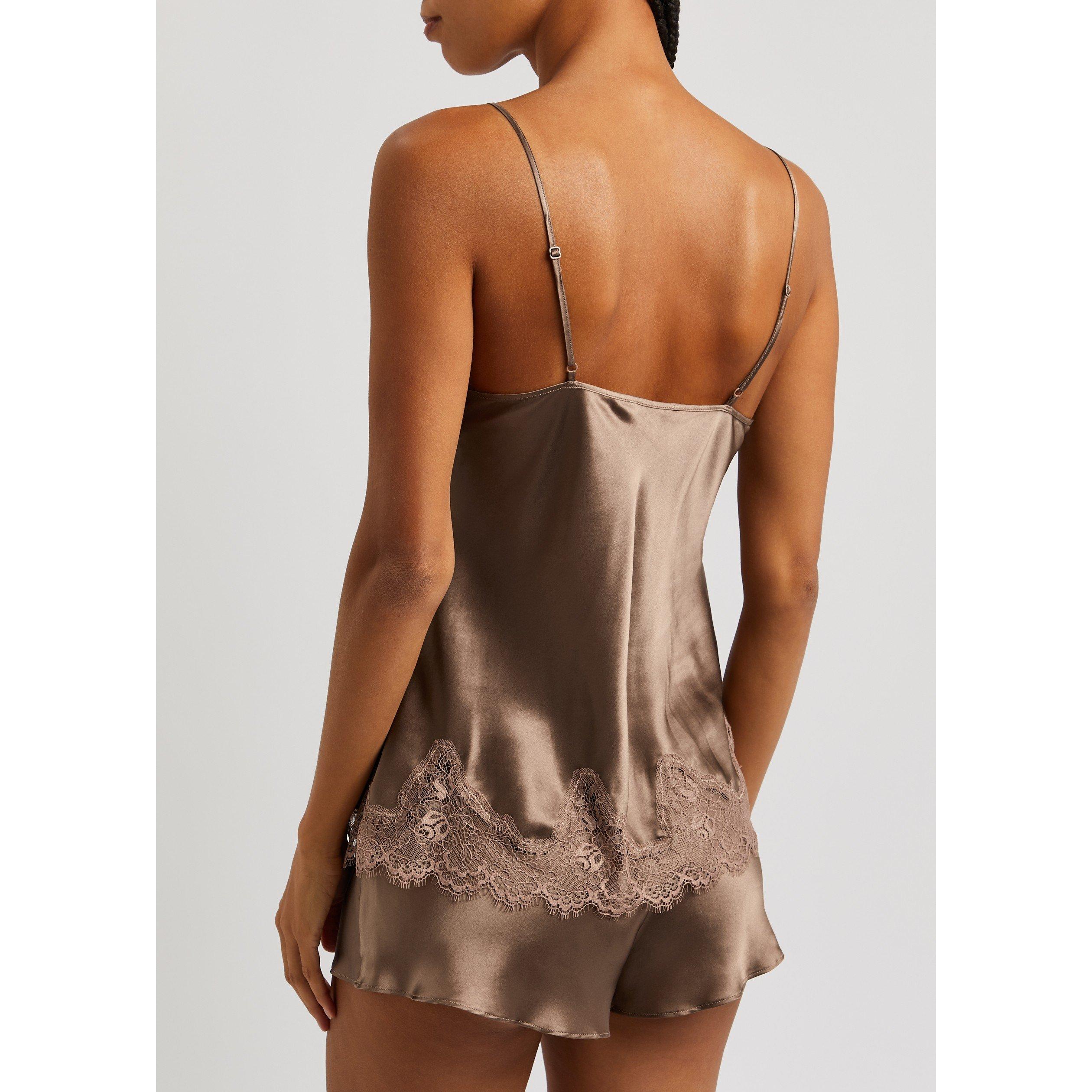 LIGHT BROWN - Simone Perele - C NOCTURNE17F LACE SLVLS CAMI - 3