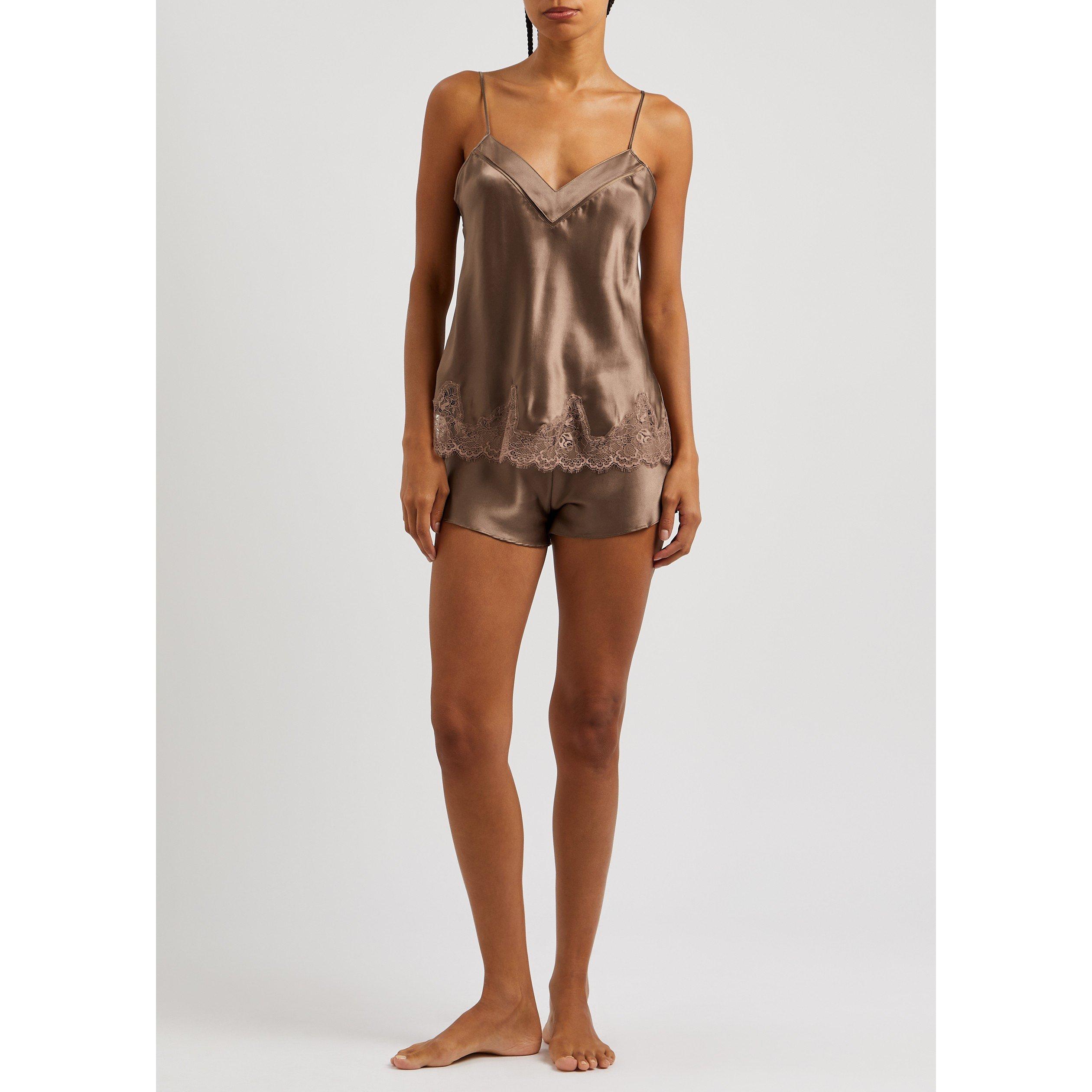 LIGHT BROWN - Simone Perele - C NOCTURNE17F LACE SLVLS CAMI - 5