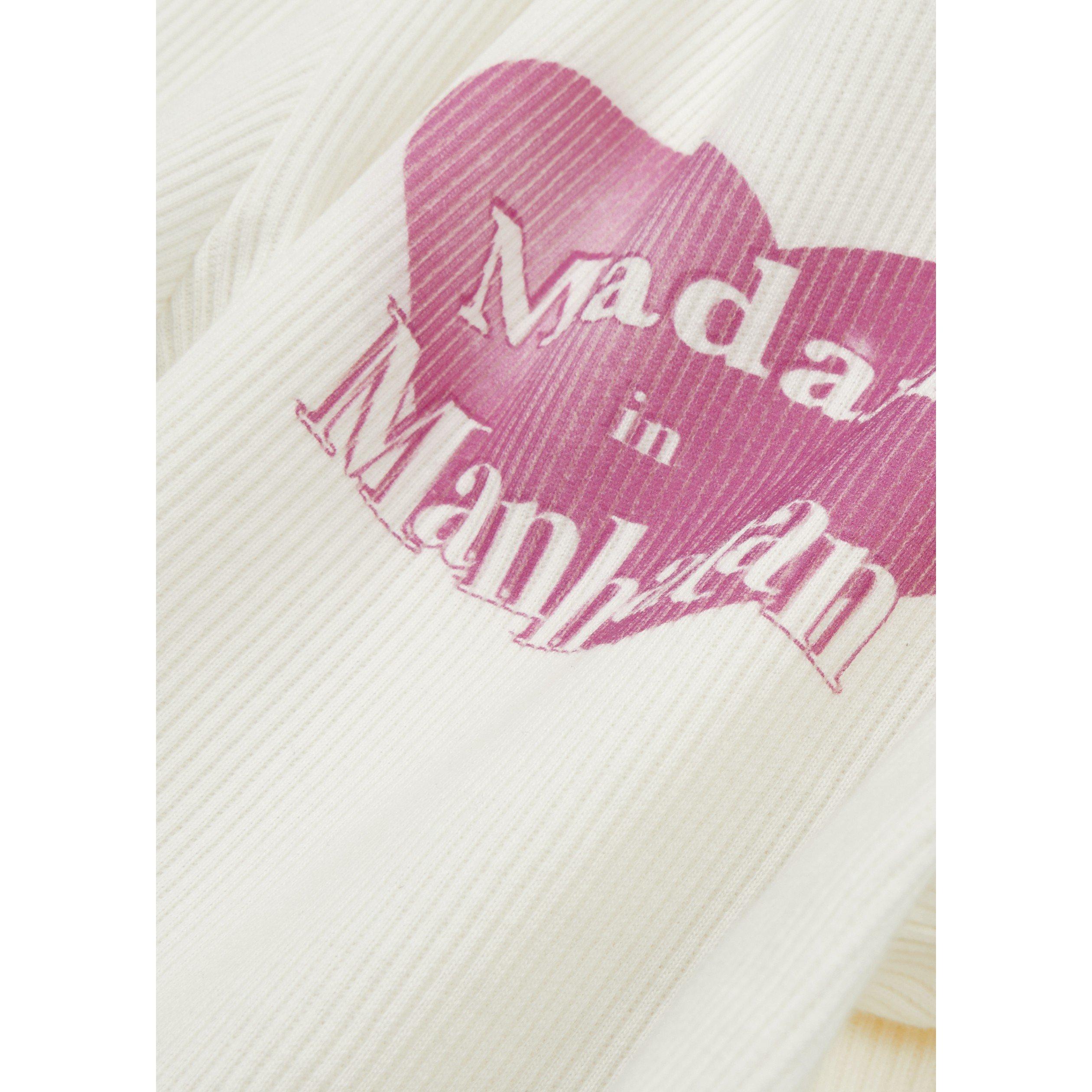 WHITE - Cannari Concept - T Long Sleeve Print Top - 4