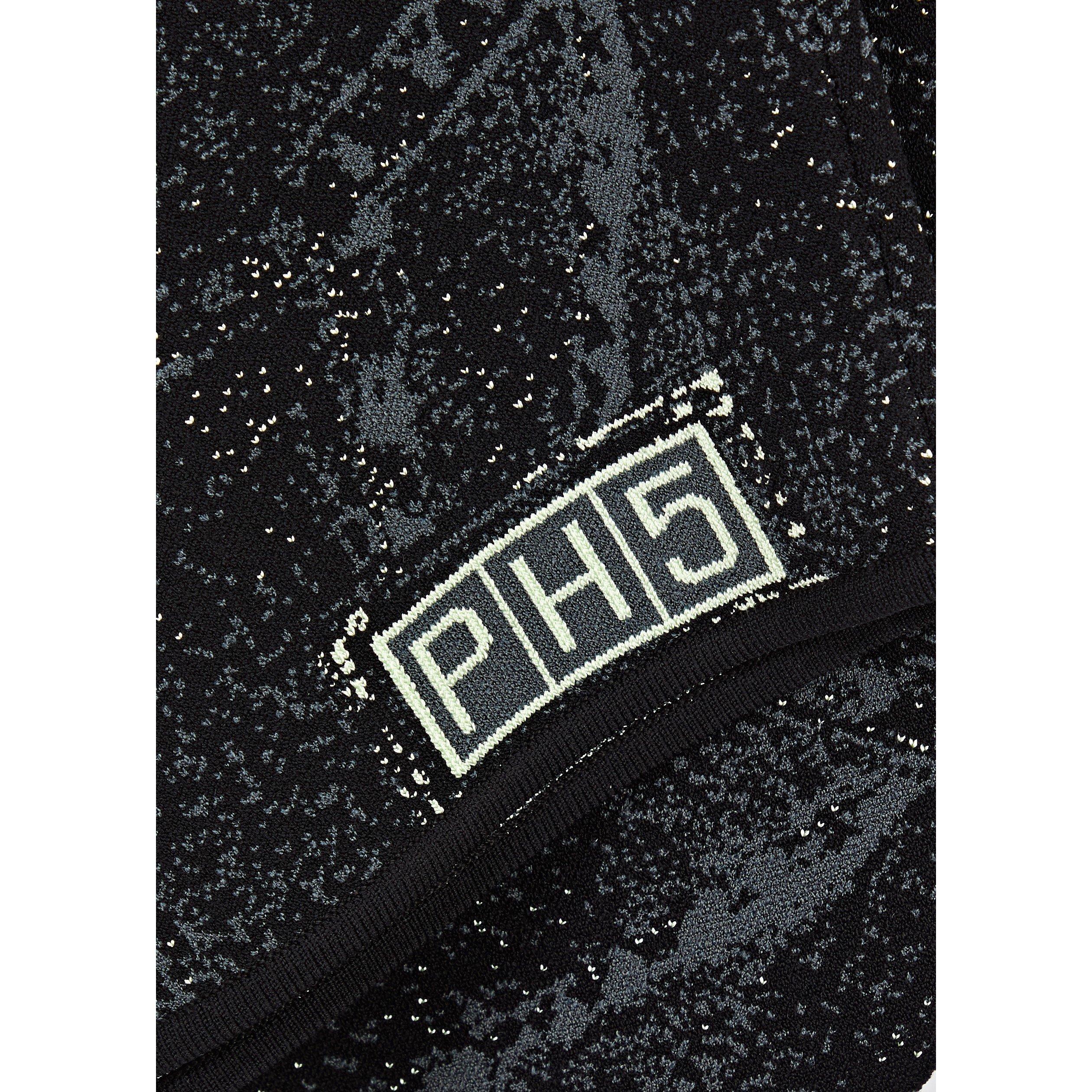 DARK GREEN - PH6 - TO LILLIAN DENIM PRINT CROP - 4