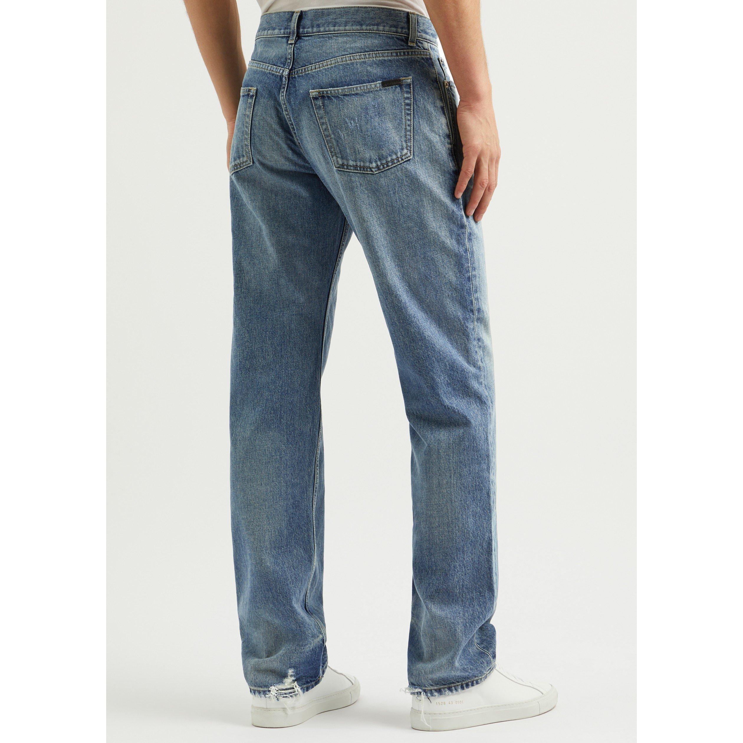 BLUE - Saint Laurent - SL STRAIGHT JEAN - 3