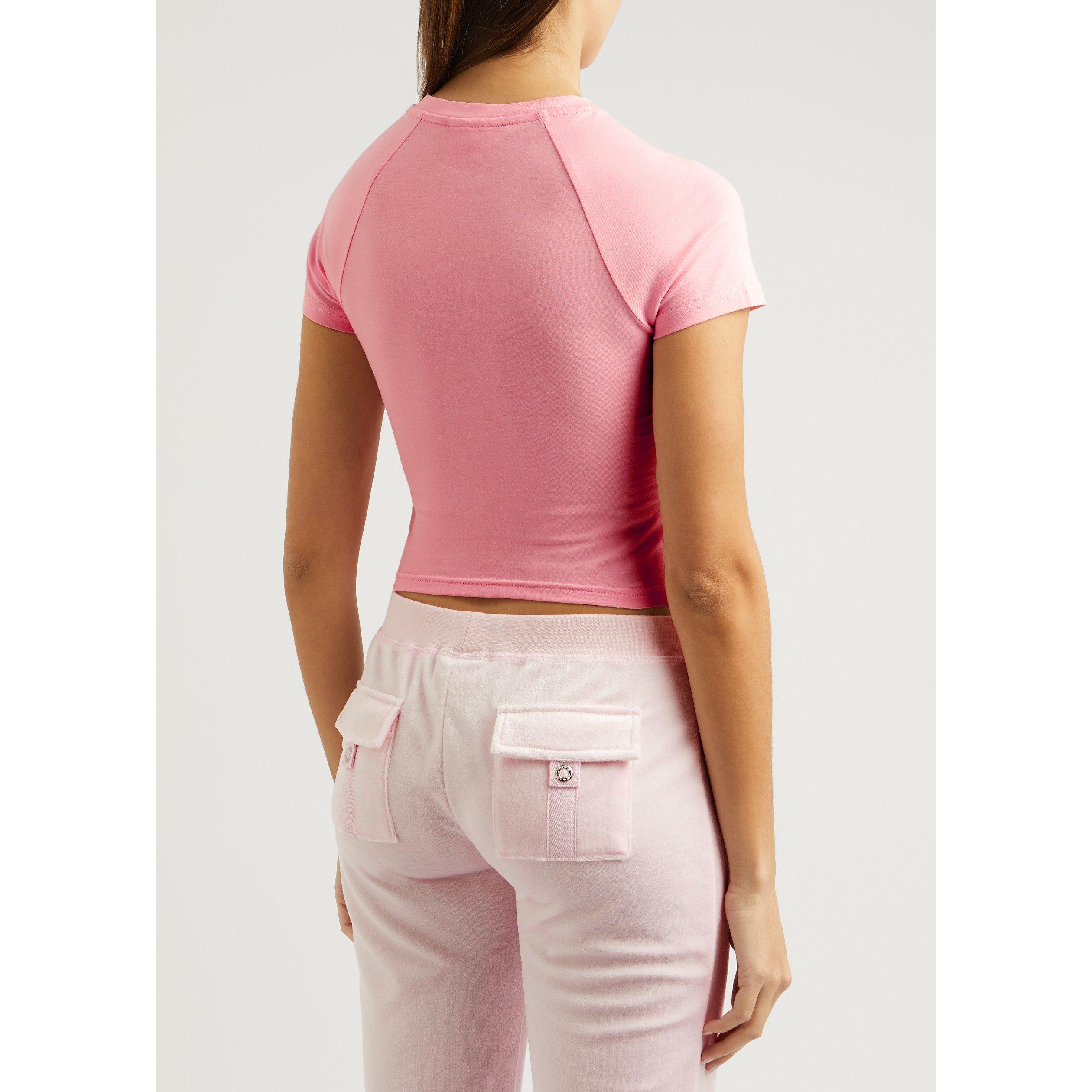 LIGHT PINK - Juicy Couture - T RETRO SHRUNKEN TEE - 3