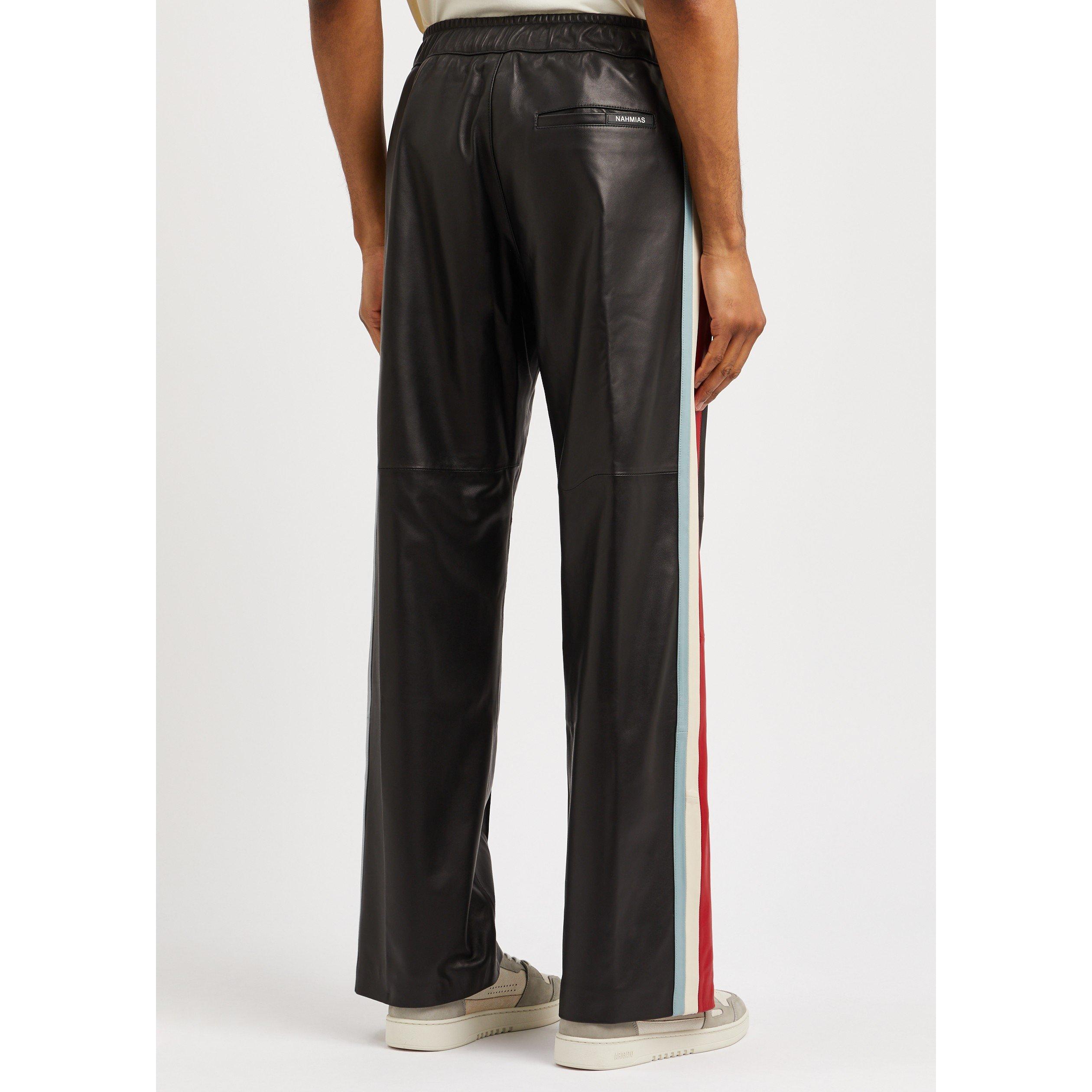 MULTICOLOURED 1 - Nahmias - N LEATHER TRACK PANT - 3