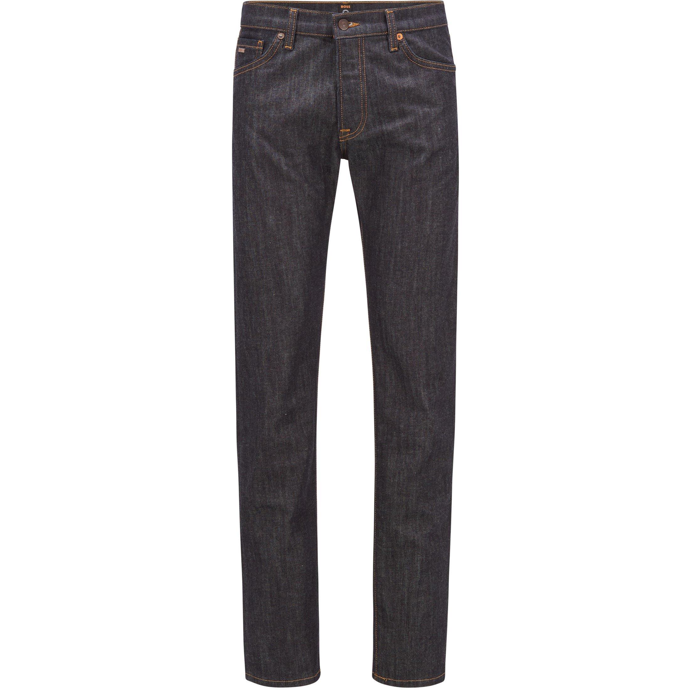 Deep Blue 408 - Boss - Men's Maine Regular Jeans, Classic Five Pocket Style - 1