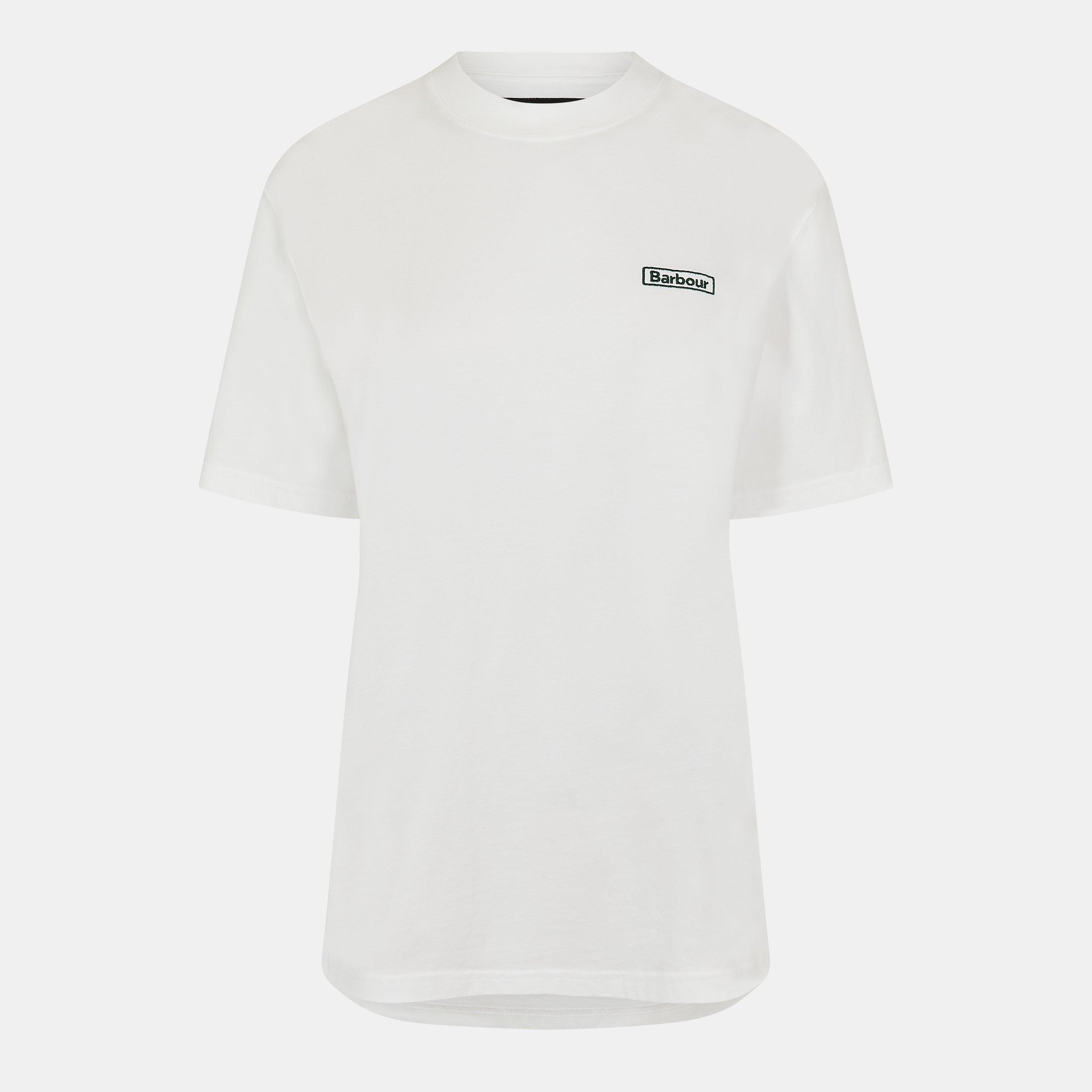 White - Barbour - Walton T-Shirt - 1