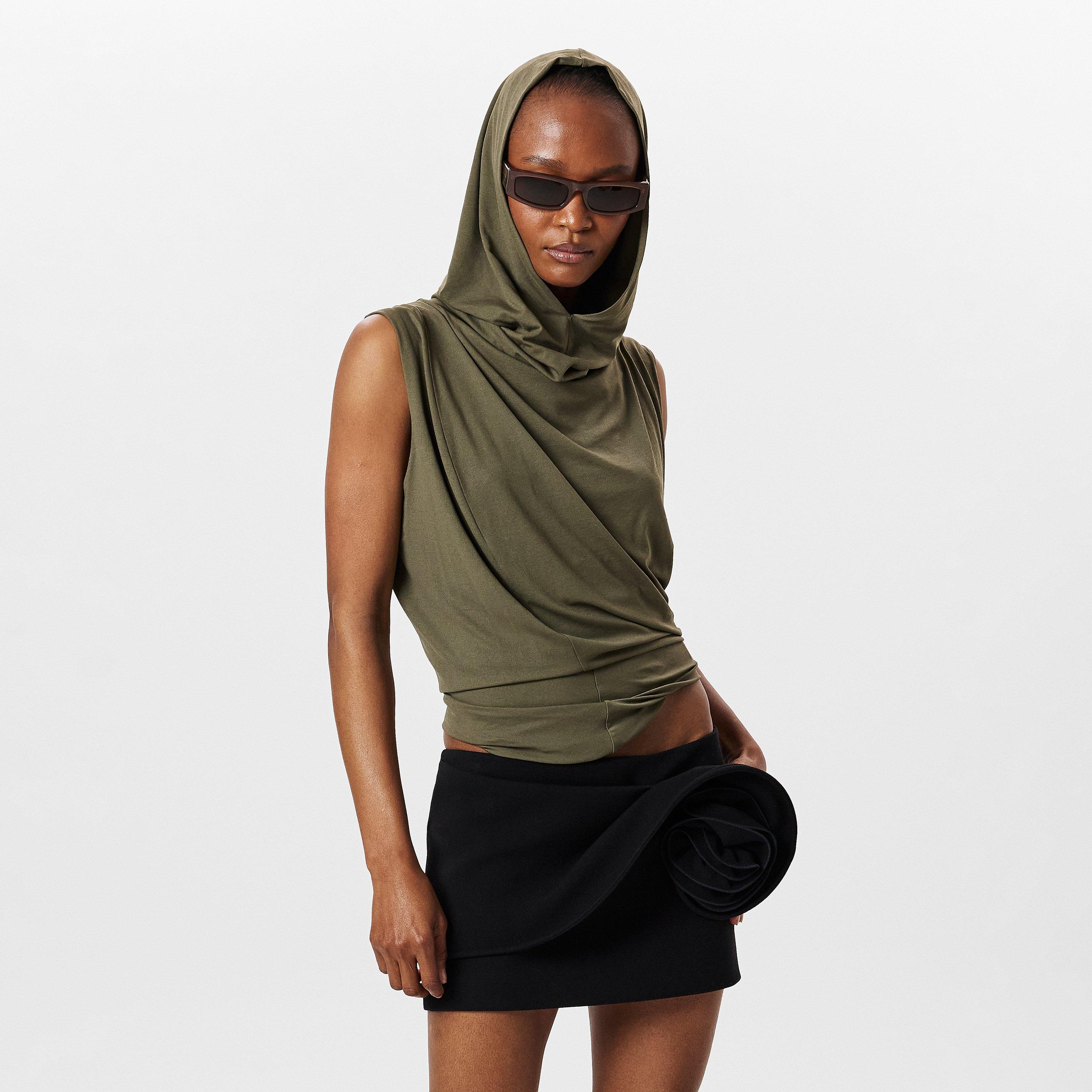 Khaki - Magda Butrym - Women's Slim Fit T-Shirt - 3