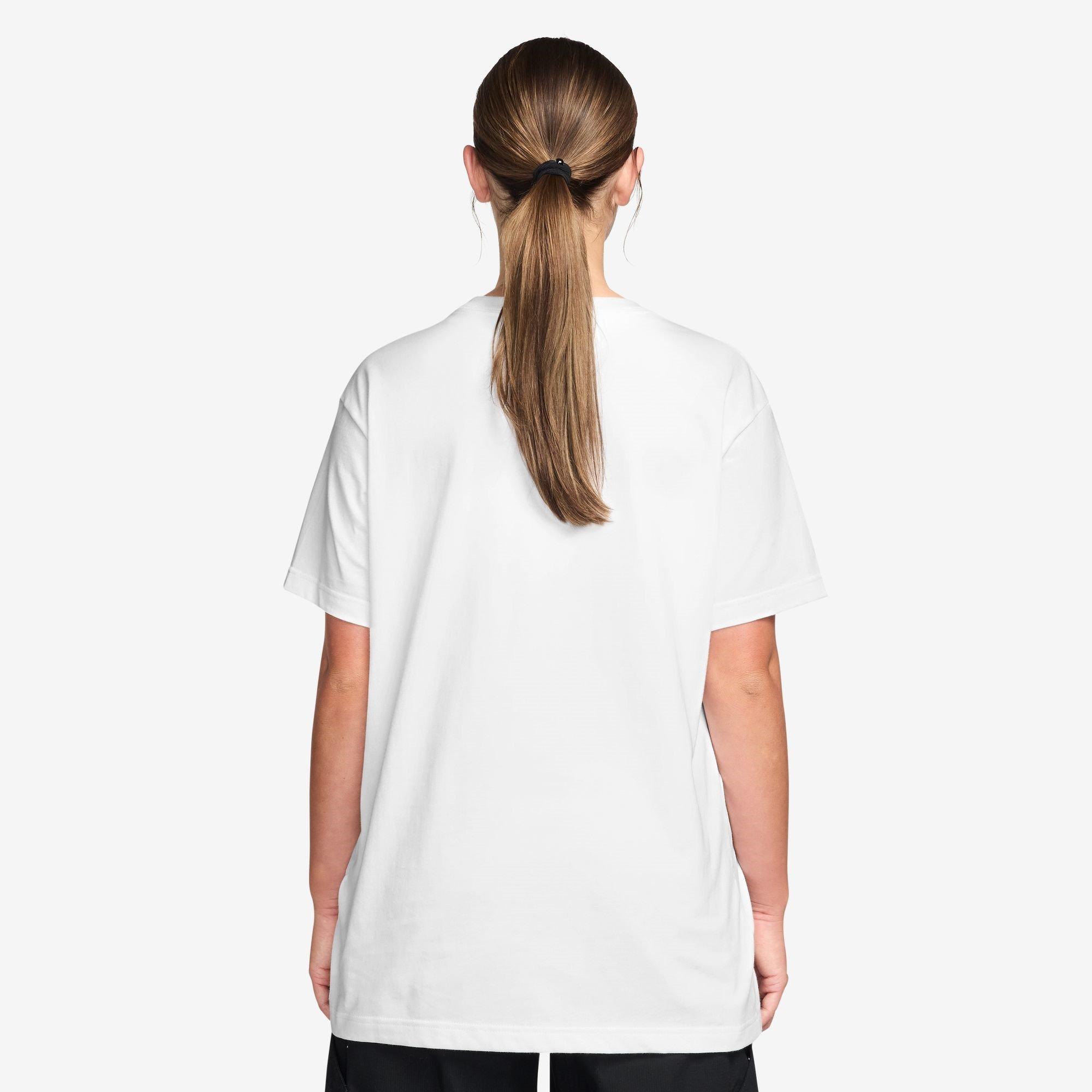 White/Black - Nike - Oversized Logo T-Shirt Womens - 2