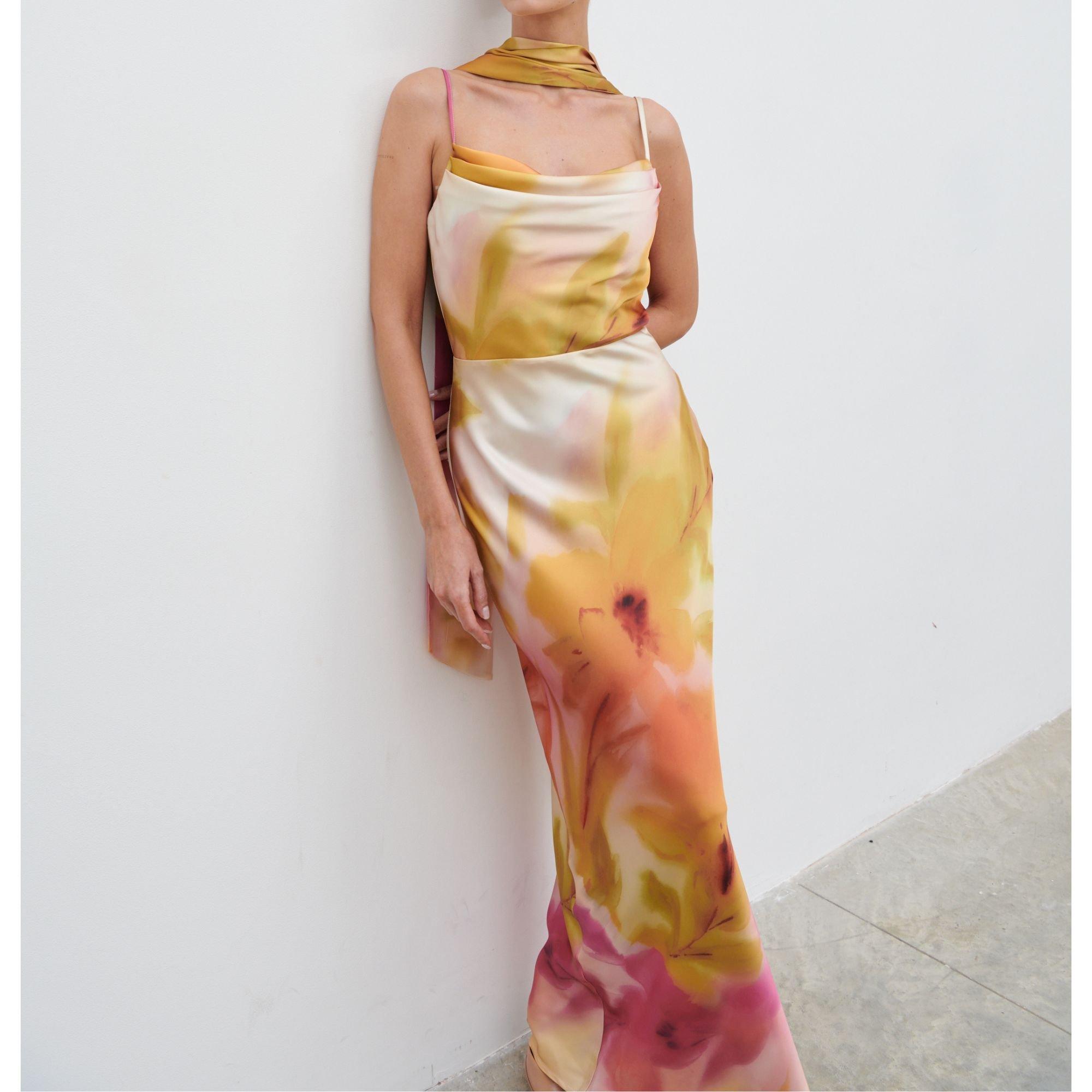 Pink/Yellow - Pretty Lavish - Women's Oversized T-Shirt - 5