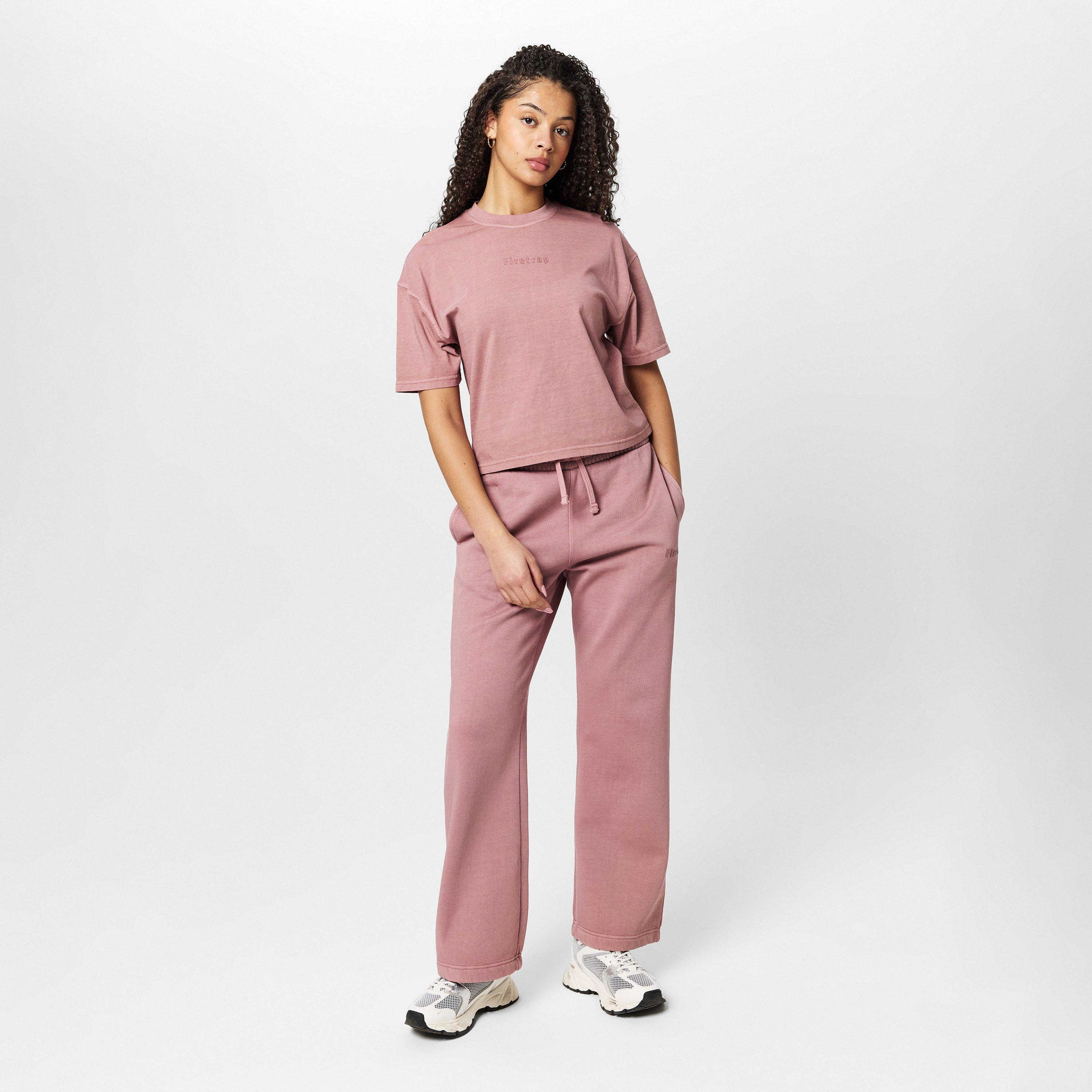 Rose - Firetrap - Wash Boxy Oversized T-Shirt Womens - 4