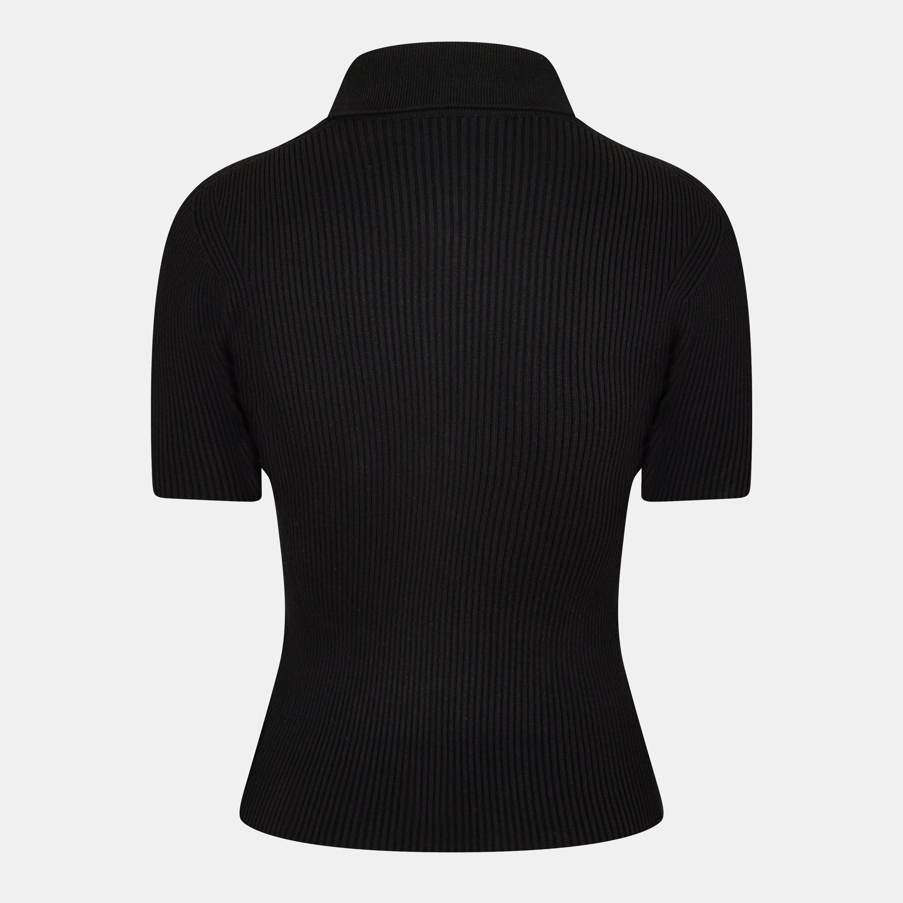 Zwart - Lacoste - Women's Core Act Slim Fit T-Shirt - 2