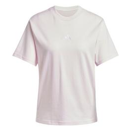 adidas Essential 3 Stripe T-Shirt Womens