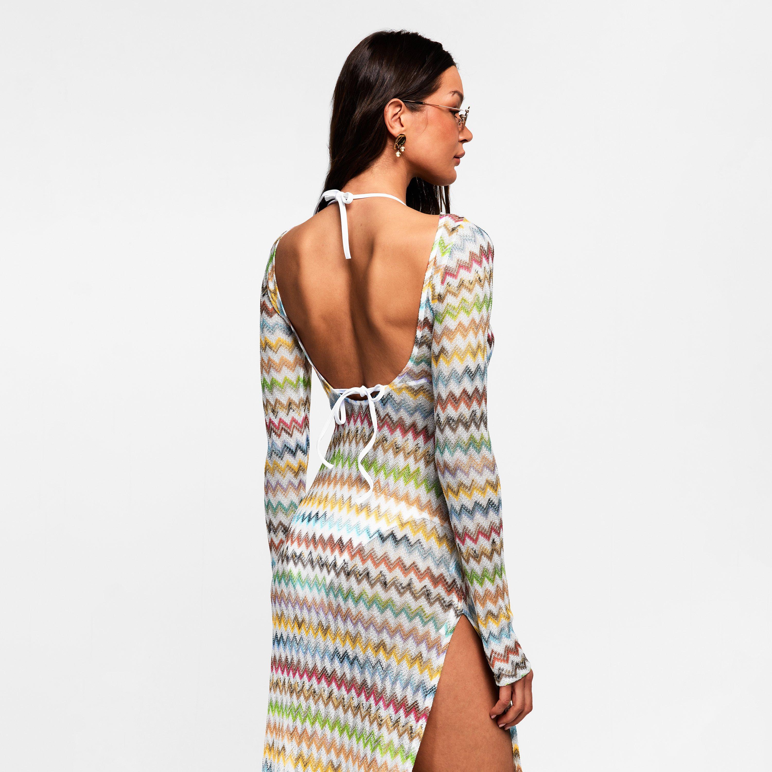 White Multi - Missoni - Women's Long Maxi Dress - 4