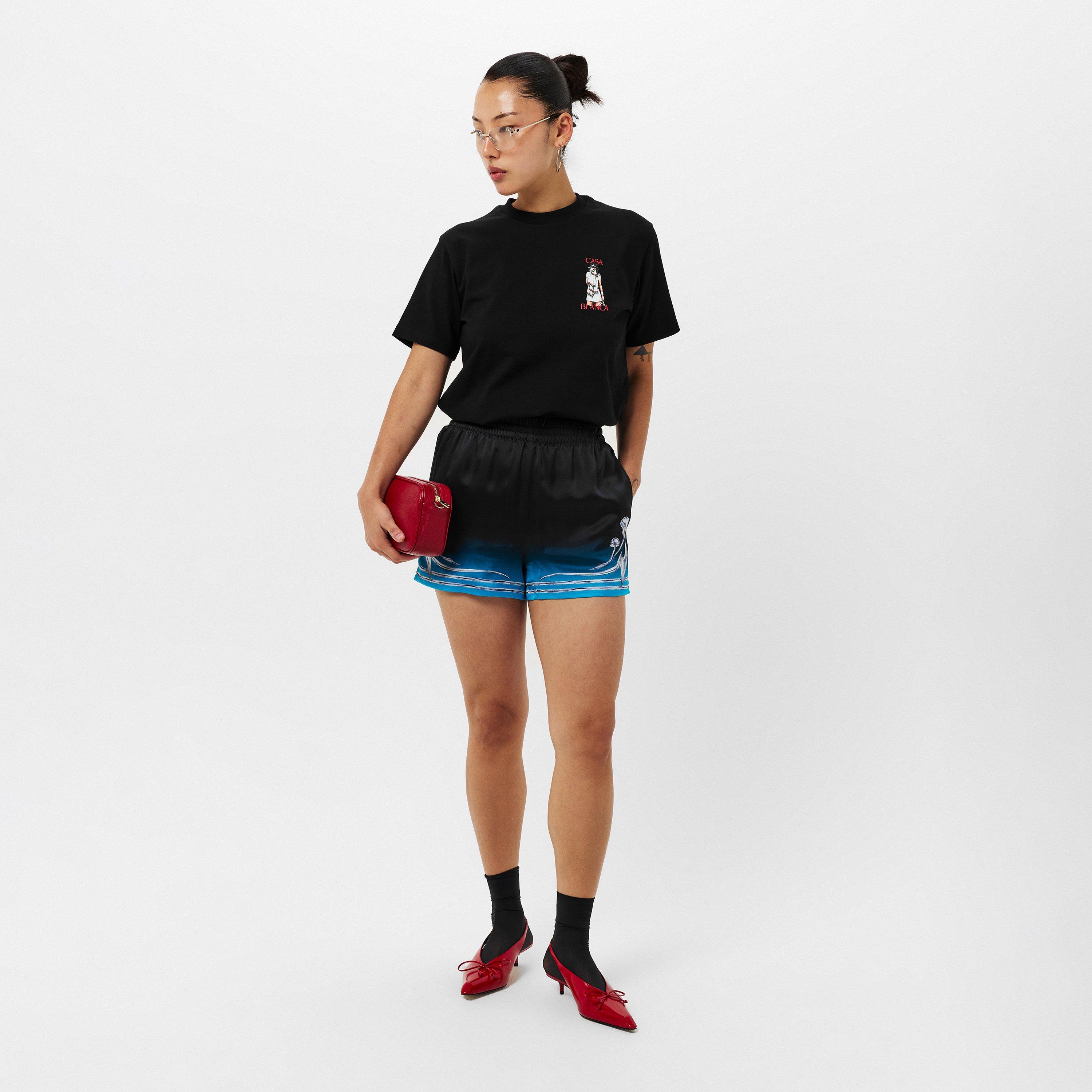 Black - Casablanca - Women's Casa Oversized Graphic T-Shirt - 6