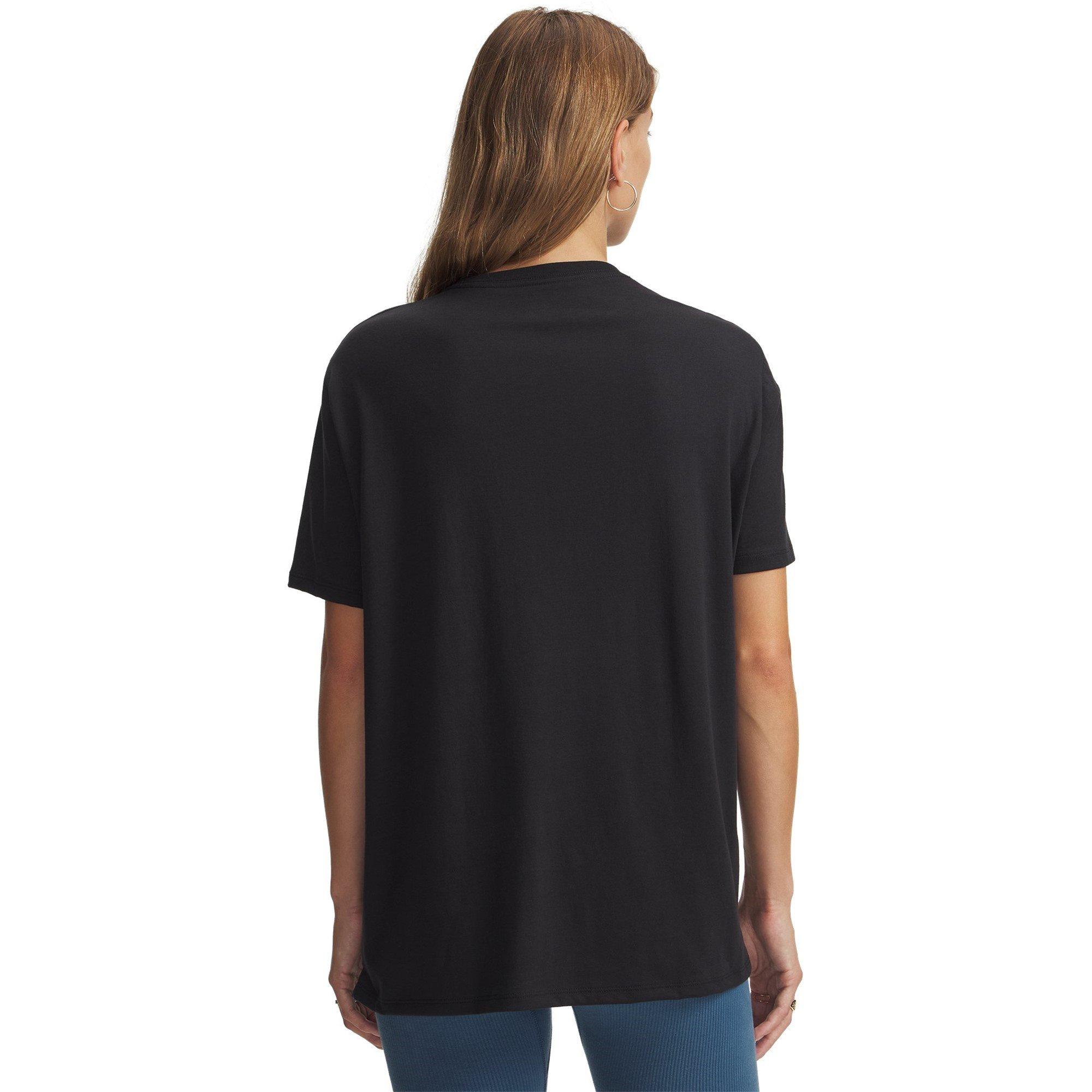 Black/White - Under Armour - Women's Varsity Oversized T-Shirt - 2