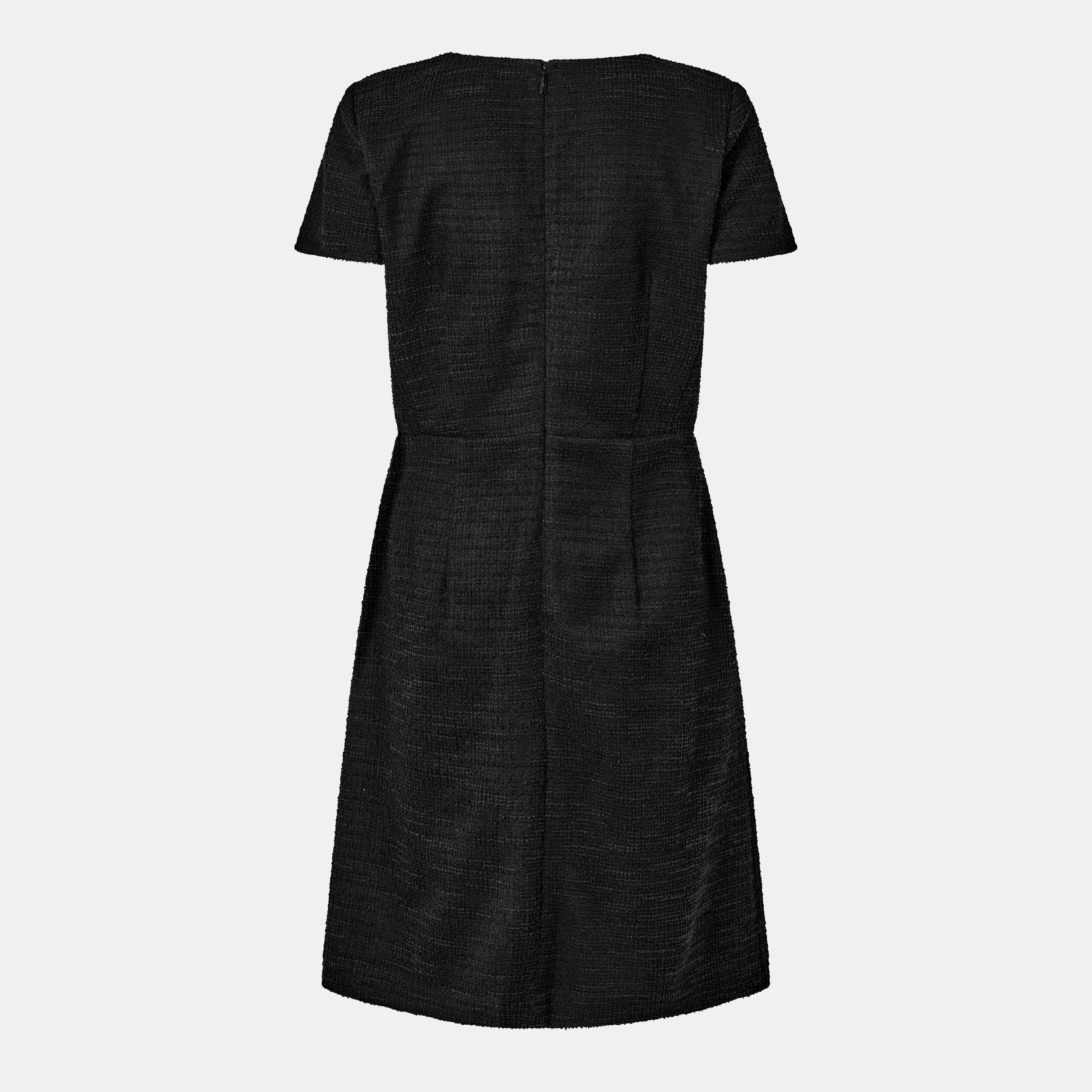 Black - Karl Lagerfeld - Women's Tweed Mini Dress - 2