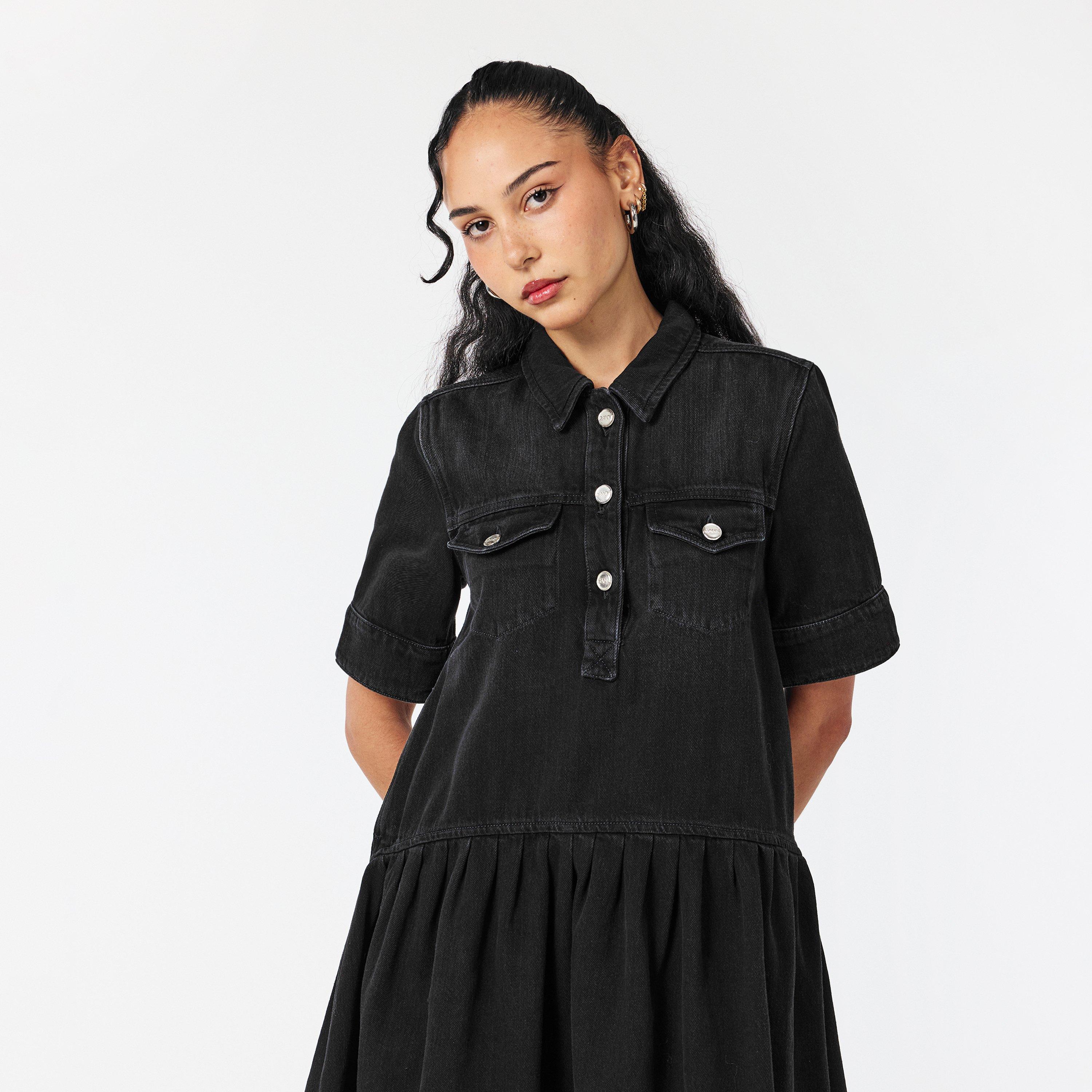 Black Washed - Ganni - Ganni Denim Mini Ld54 - 3