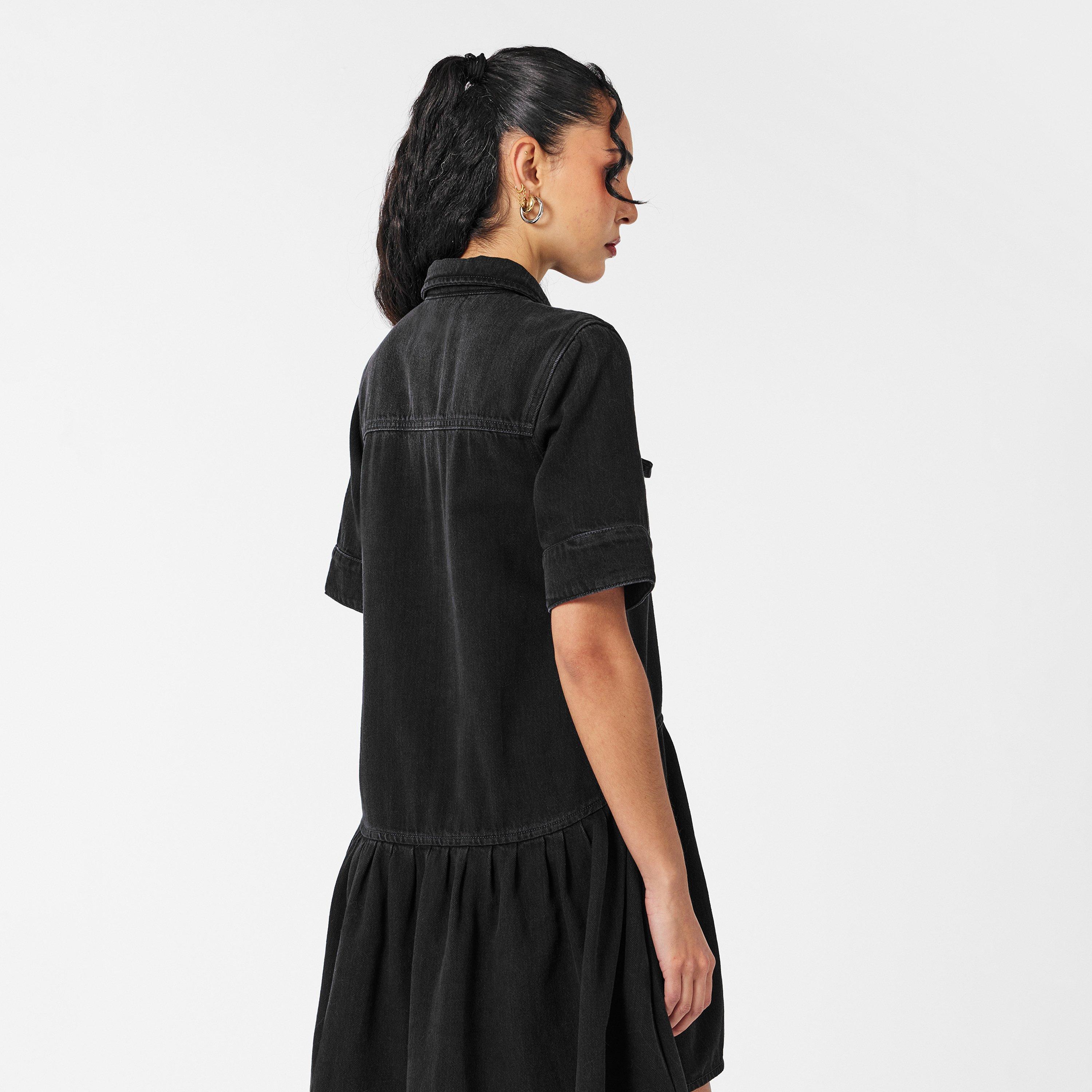 Black Washed - Ganni - Ganni Denim Mini Ld54 - 4