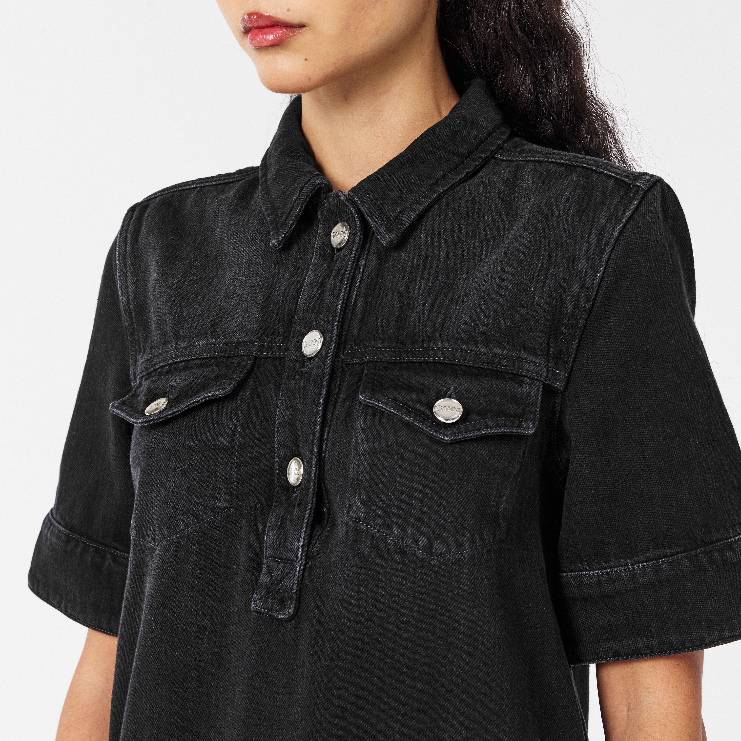 Black Washed - Ganni - Ganni Denim Mini Ld54 - 5