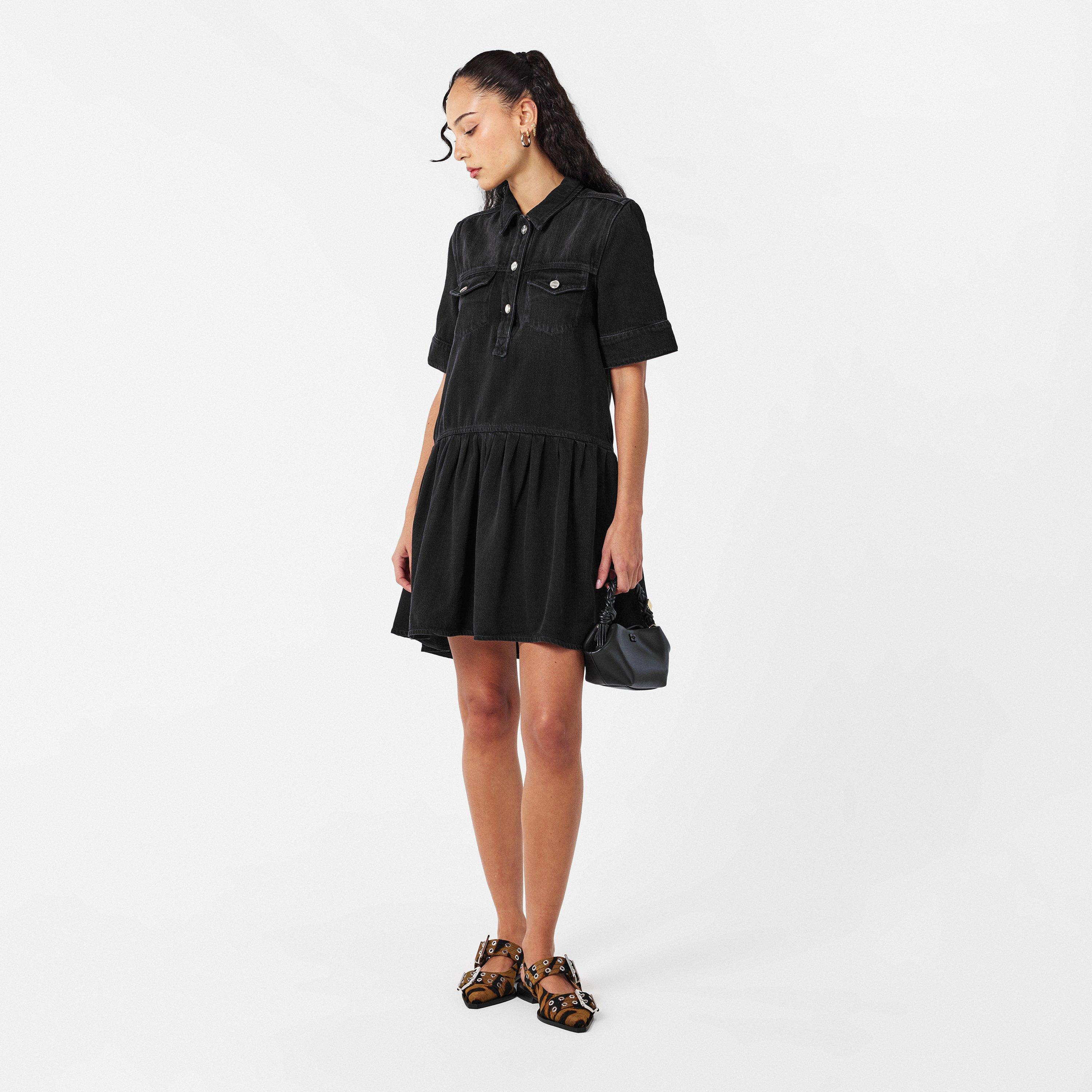 Black Washed - Ganni - Ganni Denim Mini Ld54 - 6