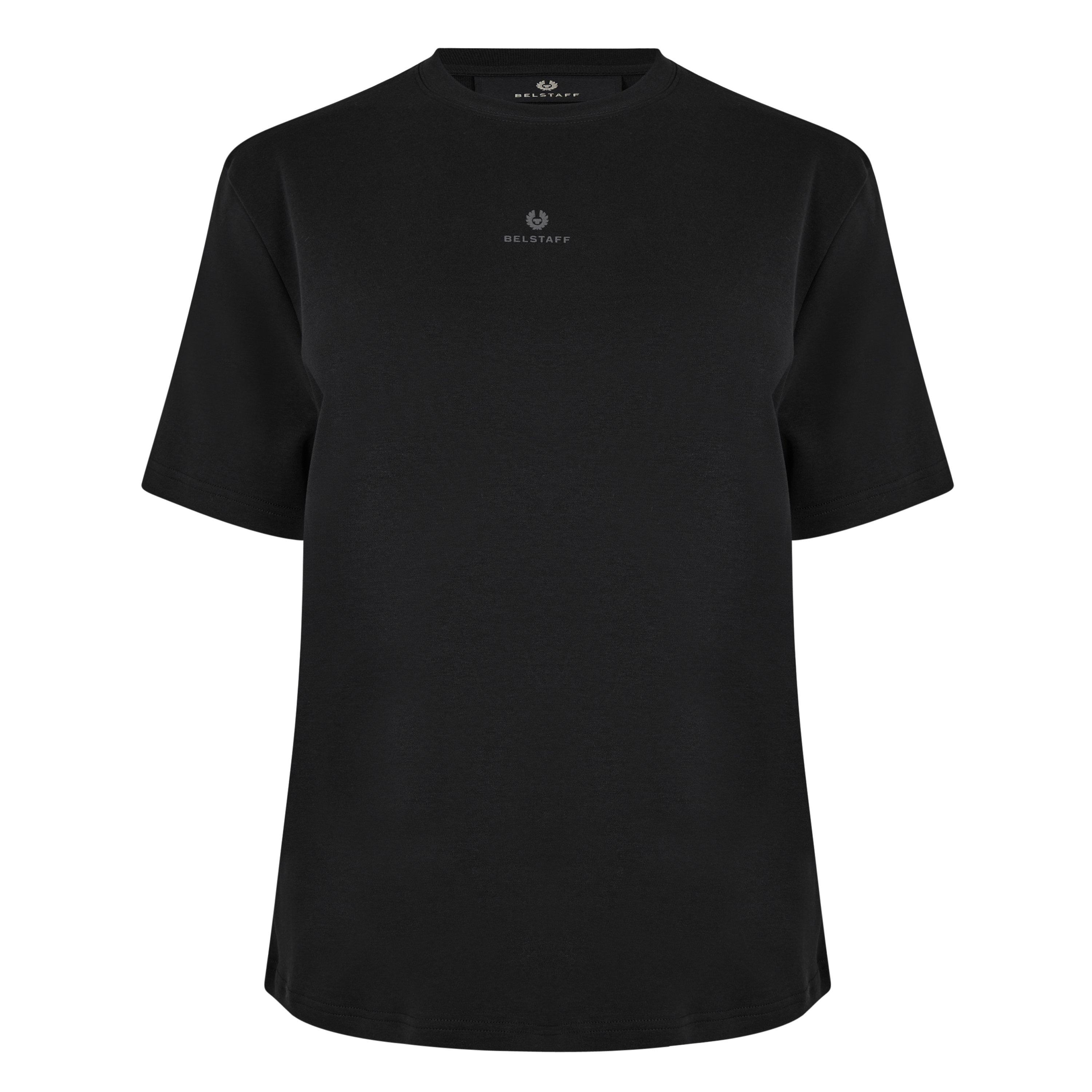 Black - Belstaff - Women's Logo Regular Fit T-Shirt - 6