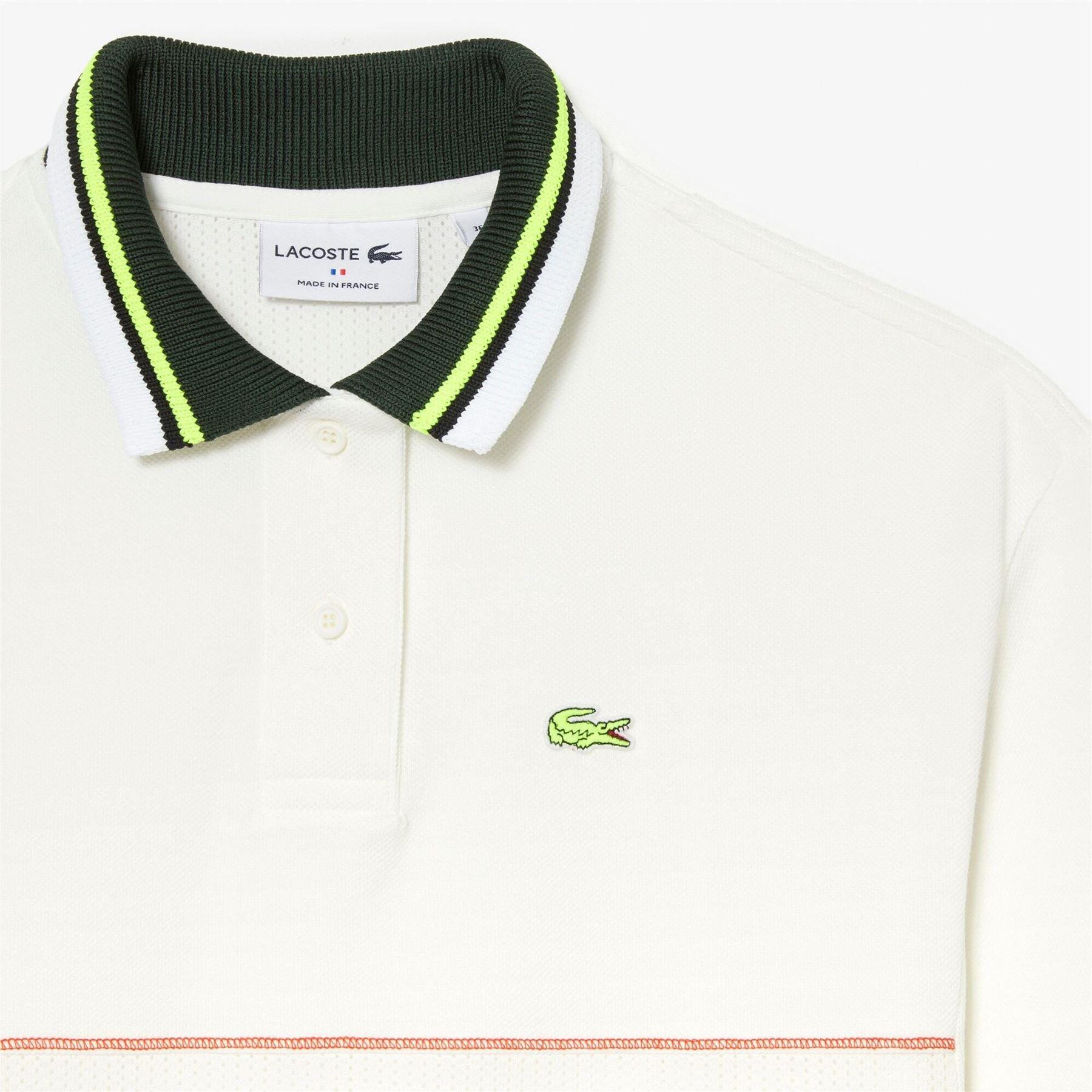 Cream - Lacoste - Women's French Made Polo Dress - 3