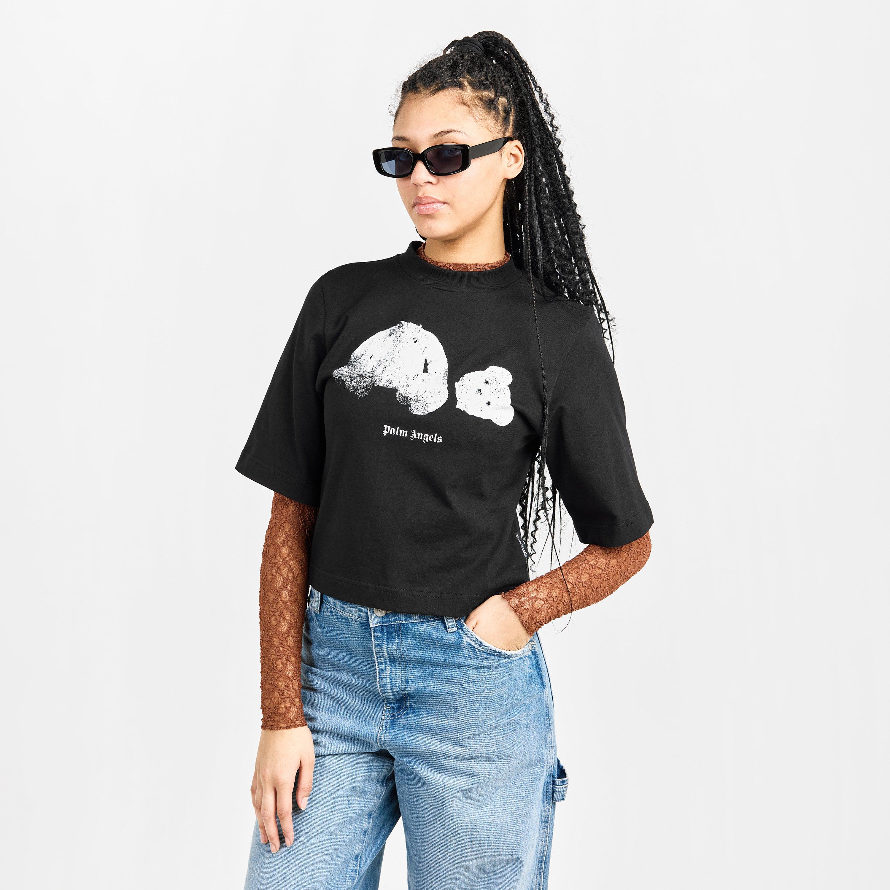 Blk/Wht - Palm Angels - Palm Kil Bear OS Tee Ld00 - 3