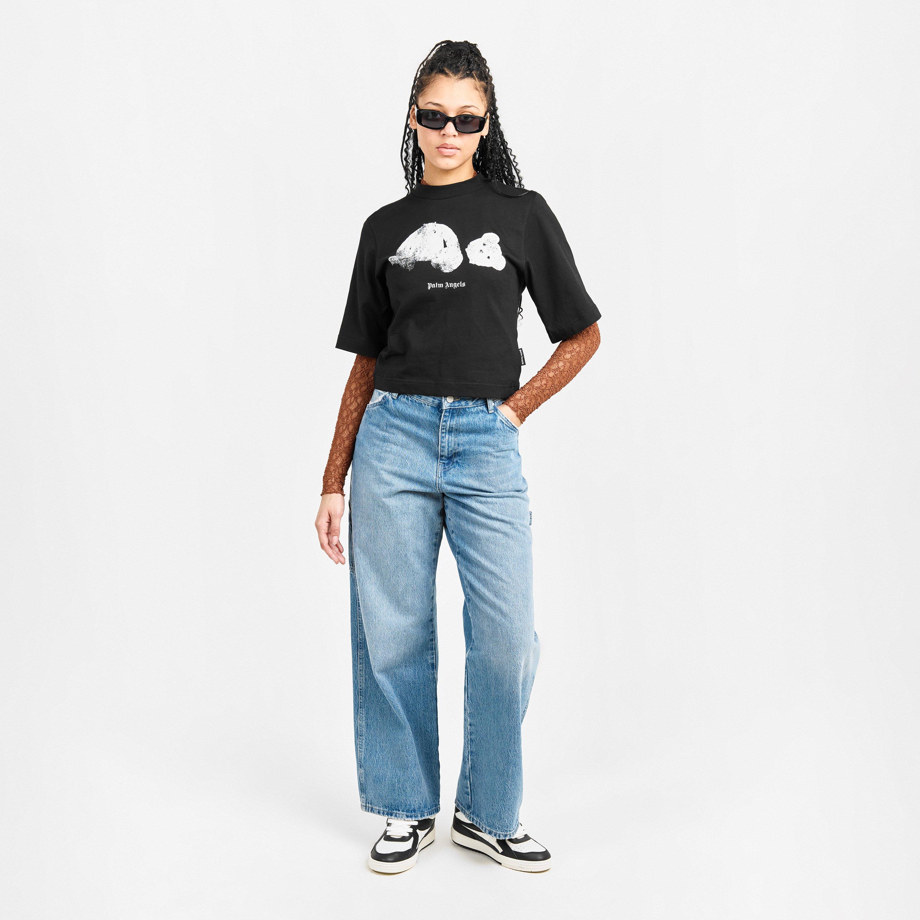 Blk/Wht - Palm Angels - Palm Kil Bear OS Tee Ld00 - 6