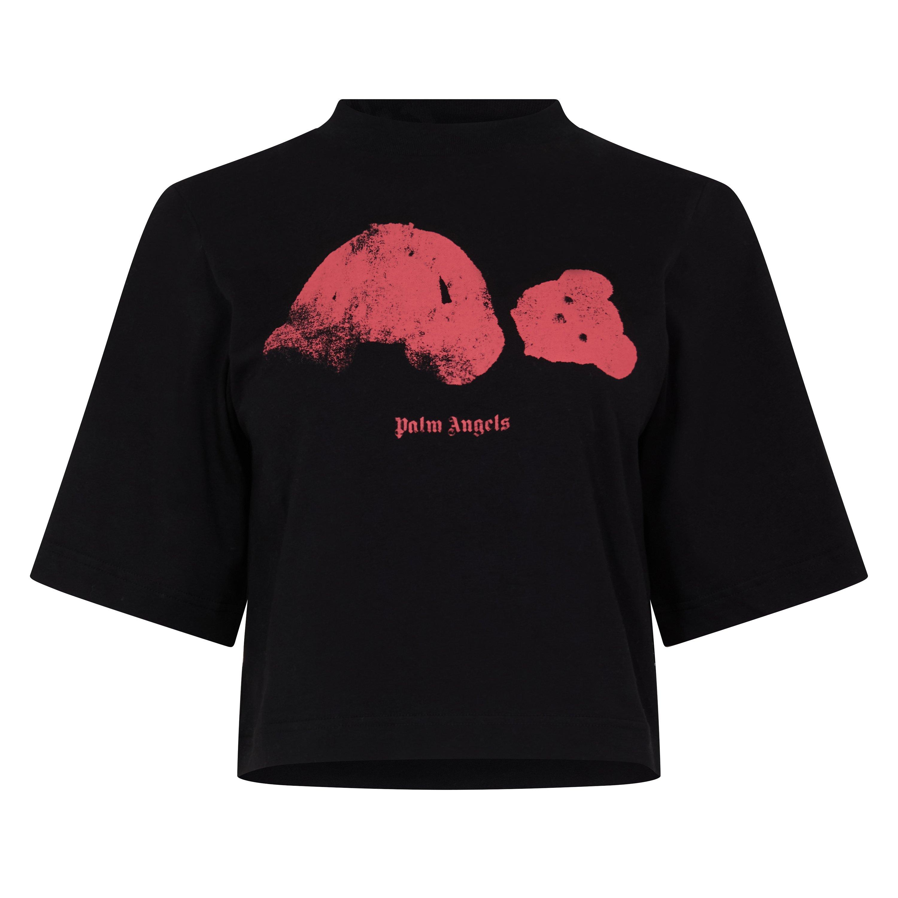 Palm Angels Women's Kil Bear Oversized T-Shirt - Blk/Pink - 8 (XS)