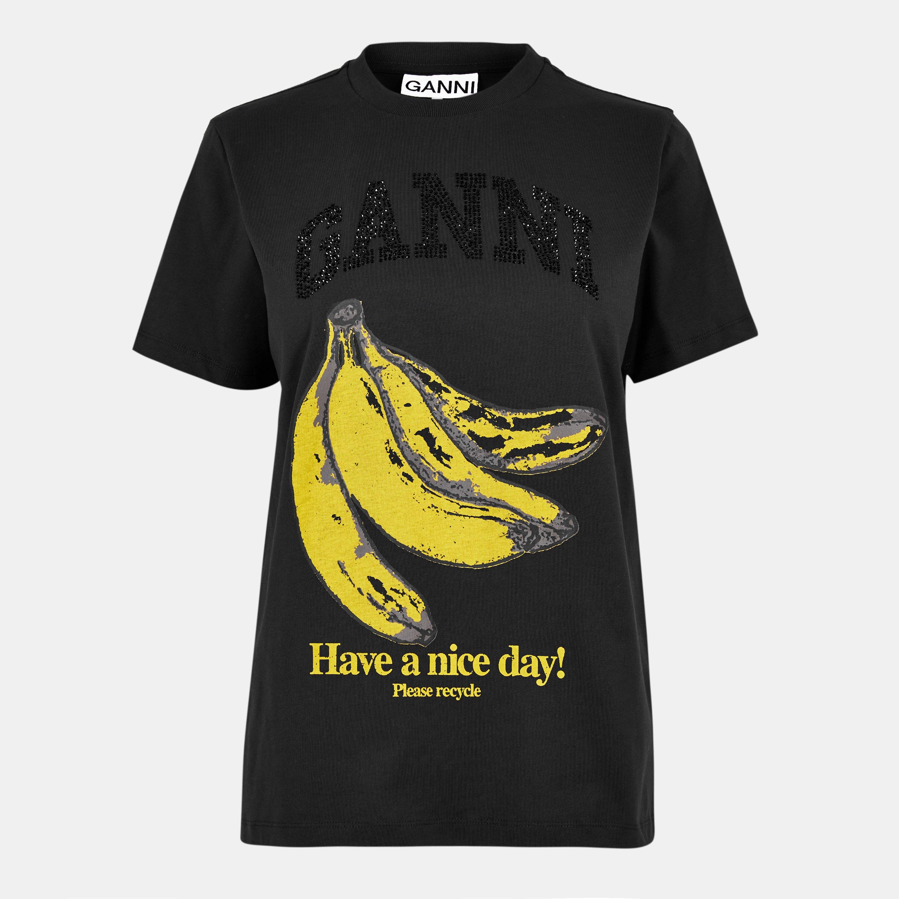 Phantom - Ganni - Banana Print T-Shirt - 1