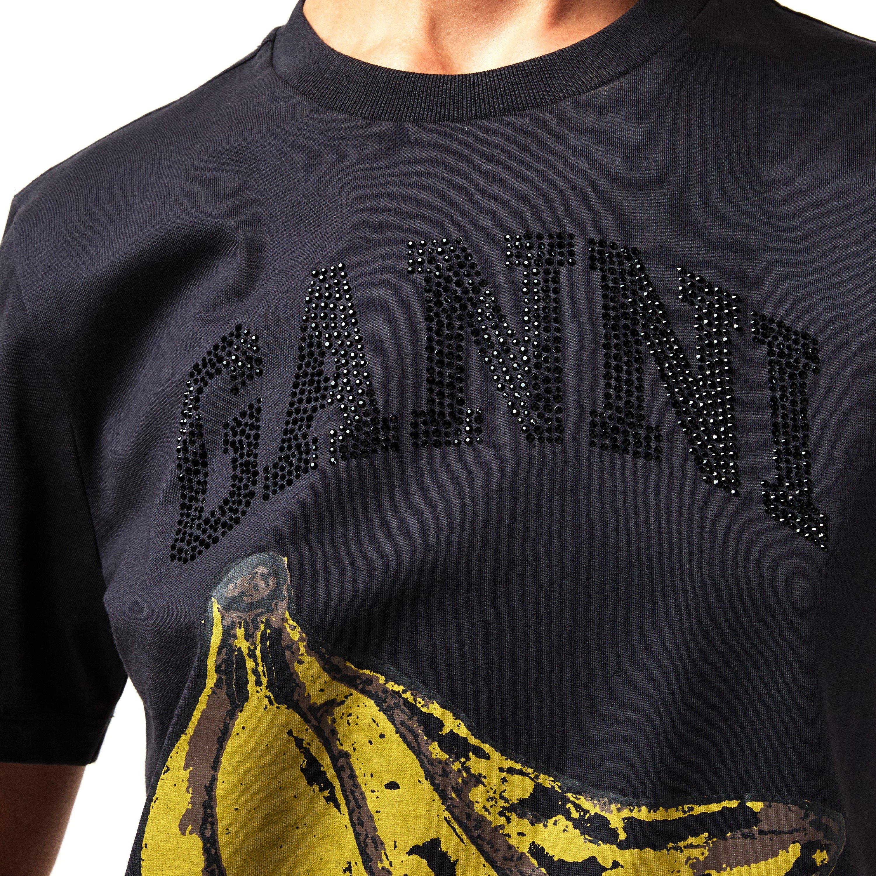 Ganni | Banana Print T-Shirt | Regular Fit T-Shirts | Cruise