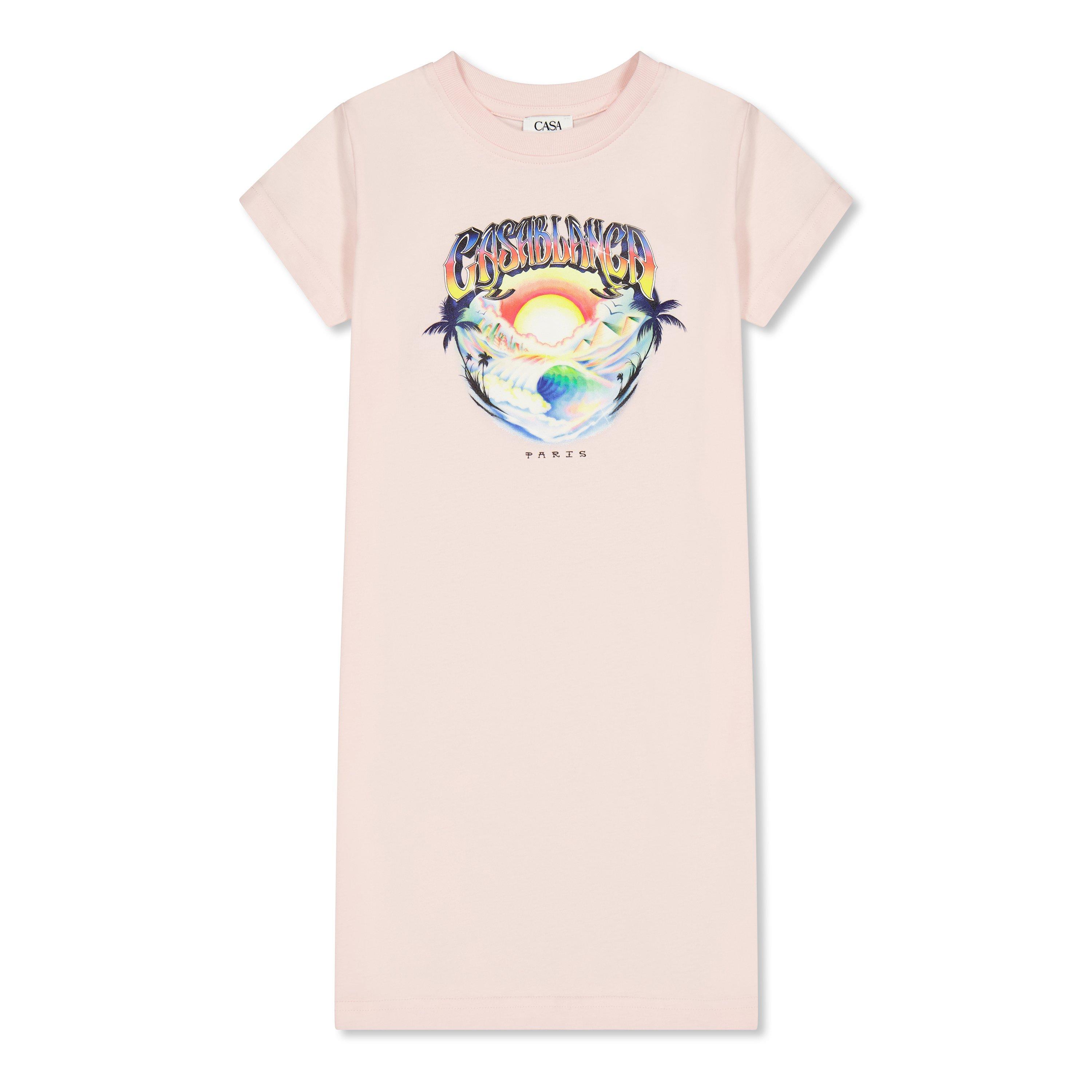 Pink - Casablanca - Casa Prnt Tee Dress Jn63 - 1
