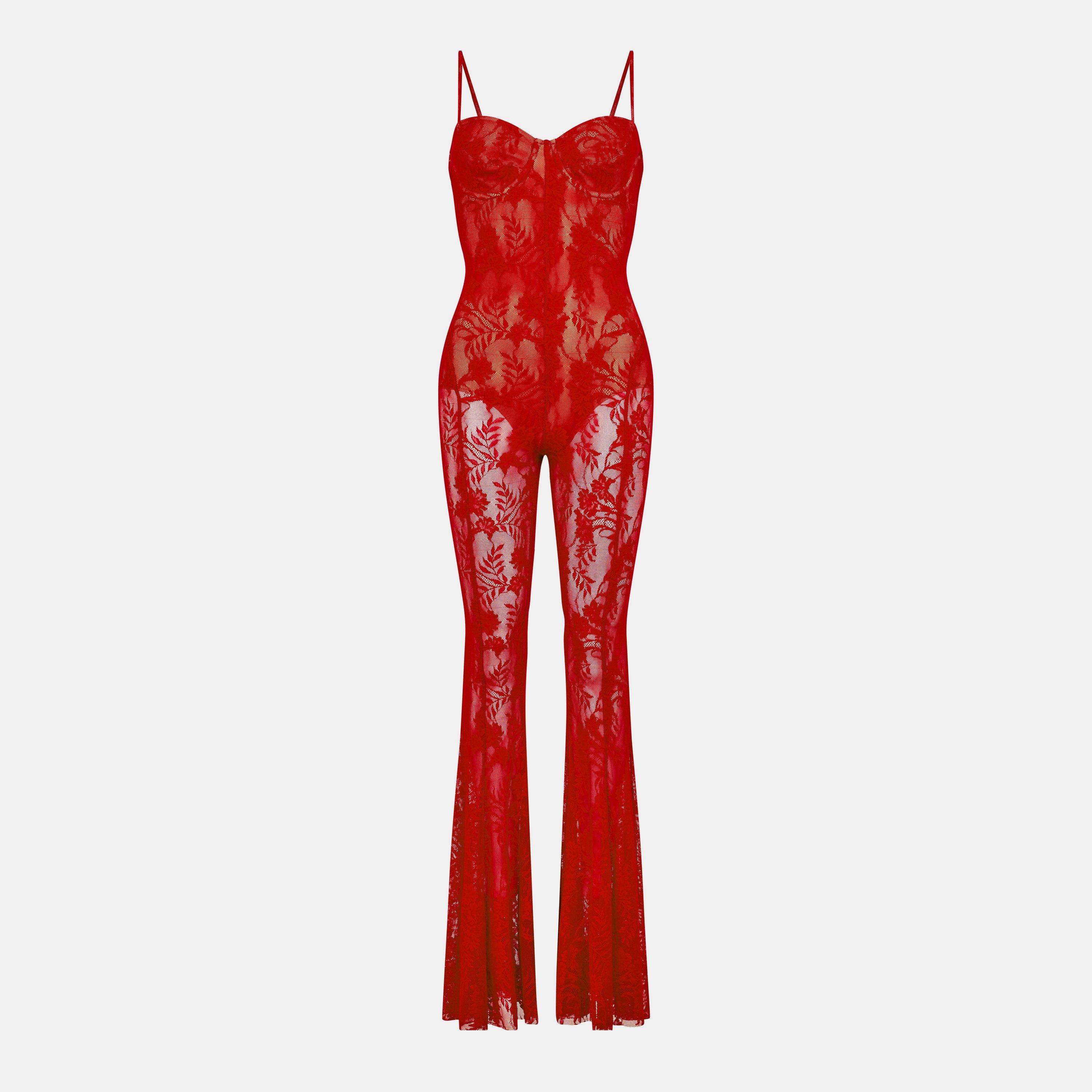 Tiger Red - Norma Kamali - Women's Structured Jumpsuit - 1
