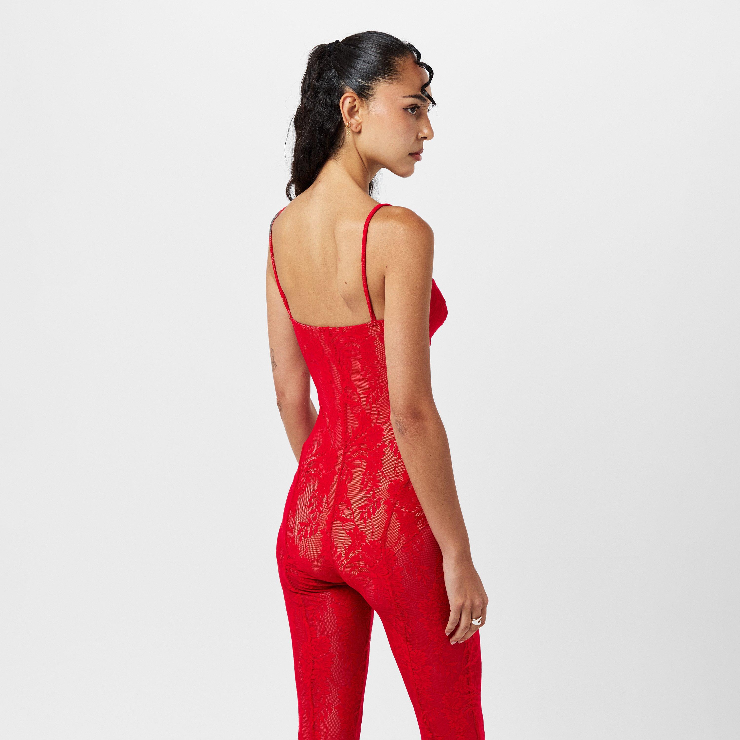 Tiger Red - Norma Kamali - Women's Jumpsuit - 4